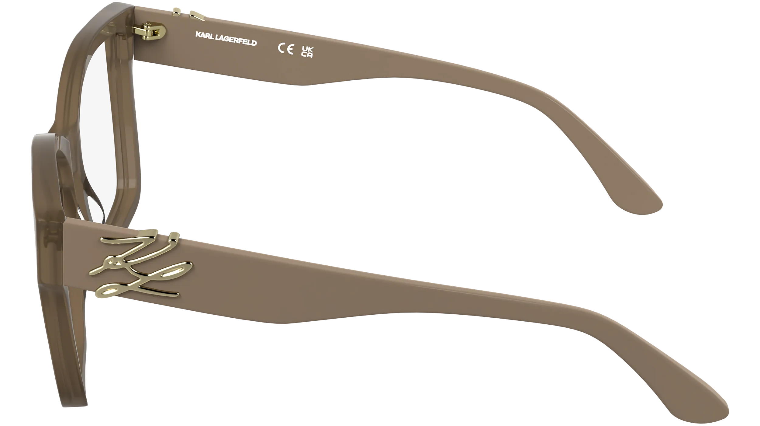 Karl Lagerfeld KL6215 272 Montature da vista Acetato Nude Squadrata Normale - immagine 3