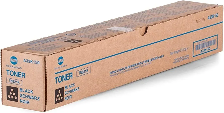 Cartuccia toner originale nero Konica Minolta TN321 - TN321K/A33K150 - immagine 1