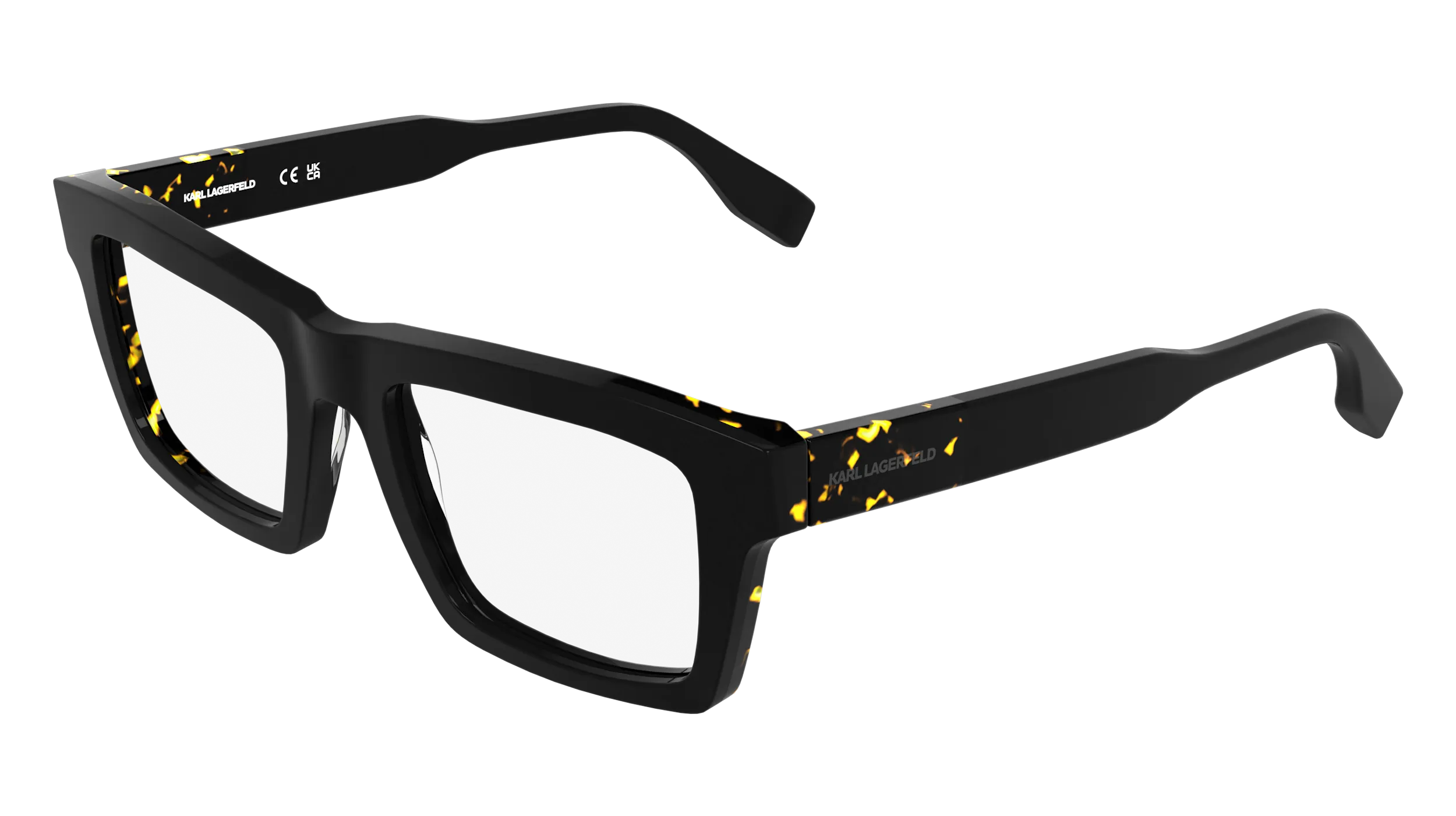 Karl Lagerfeld KL6218 017 Montature da vista Acetato Nero Squadrata Normale - immagine 1