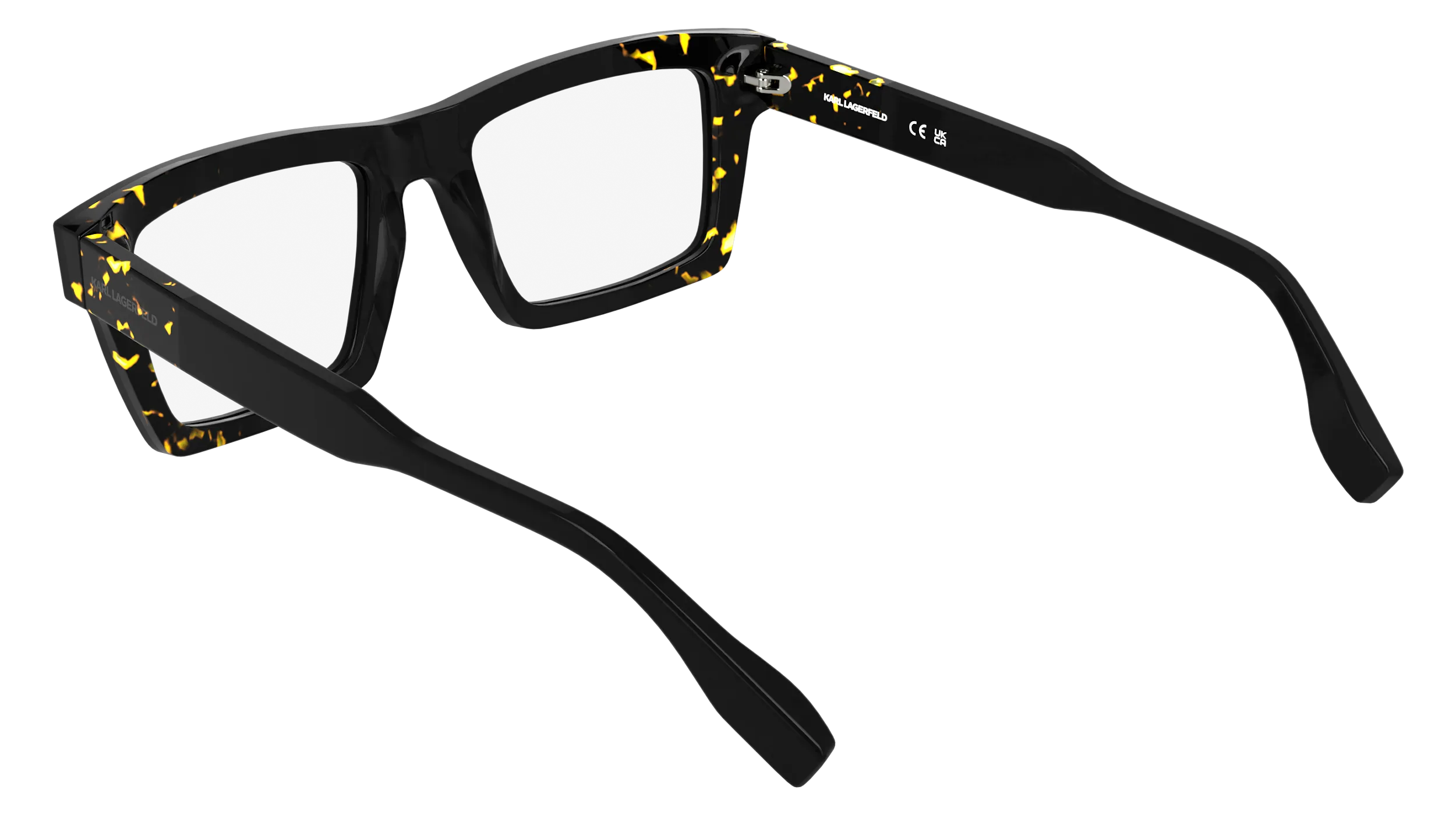 Karl Lagerfeld KL6218 017 Montature da vista Acetato Nero Squadrata Normale - immagine 4