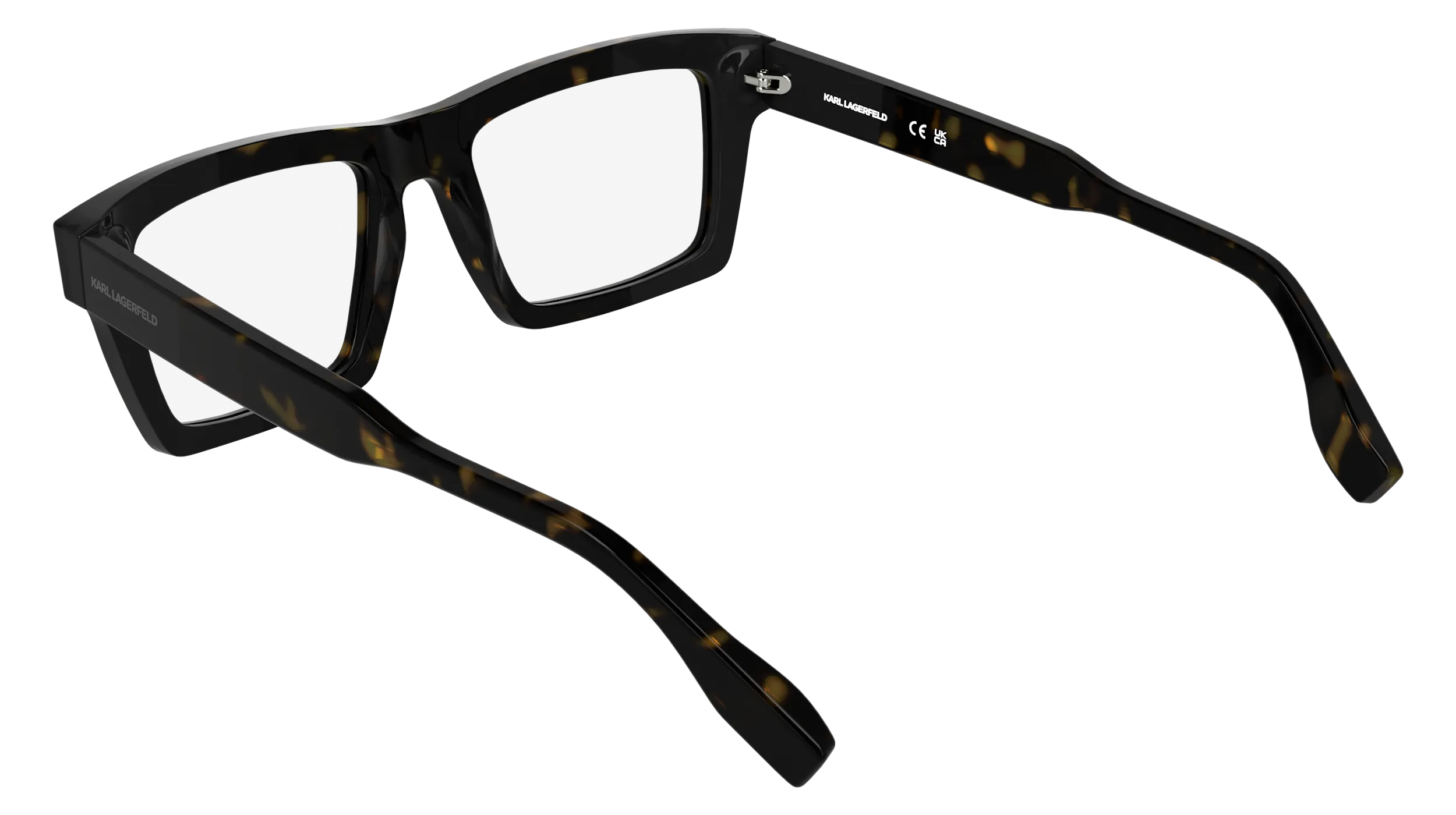 Karl Lagerfeld KL6218 246 Montature da vista Acetato Nero Squadrata Normale - immagine 4