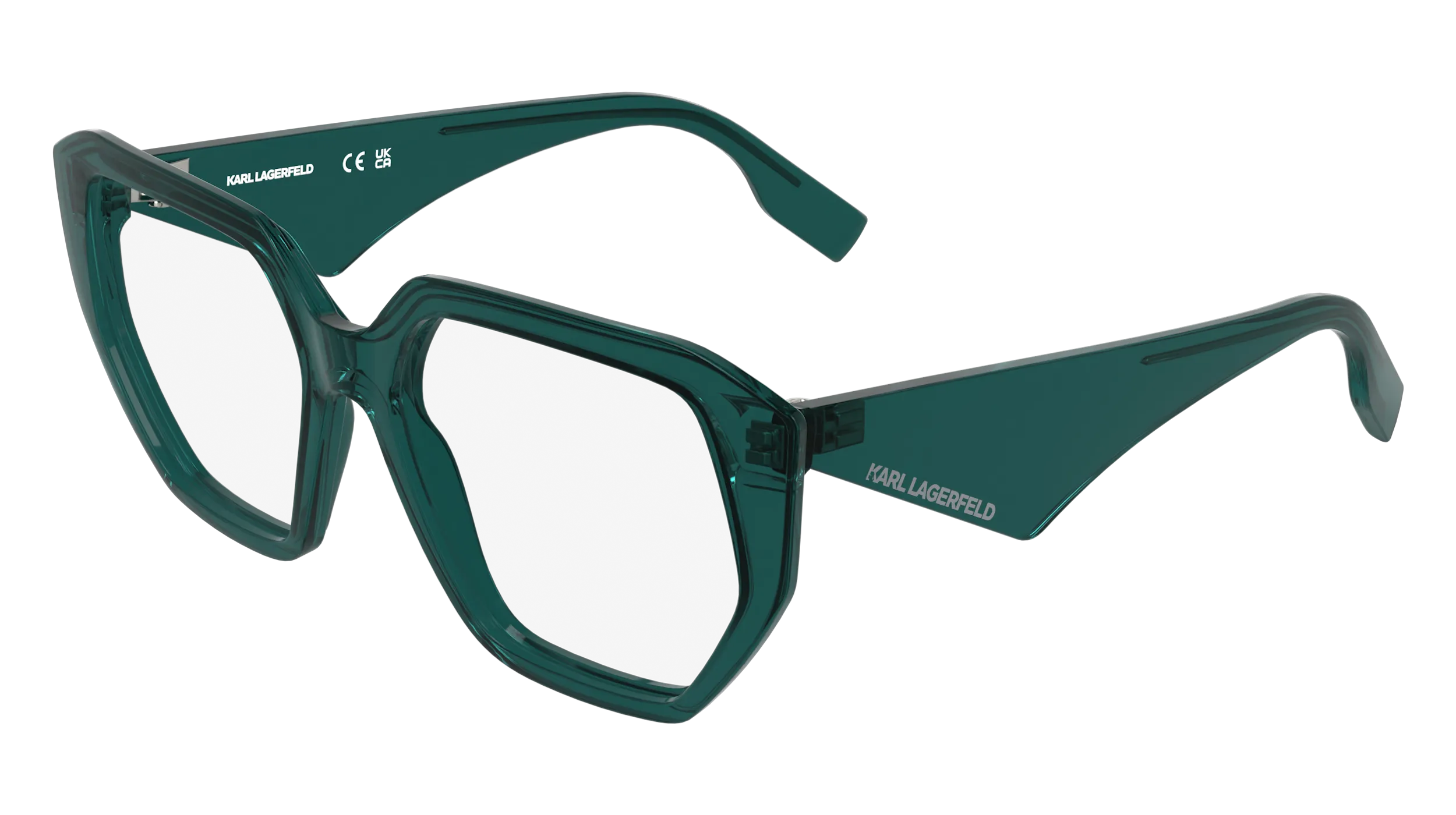 Karl Lagerfeld KL6213 425 Montature da vista Bio-iniettato Petrolio Squadrata Normale - immagine 1