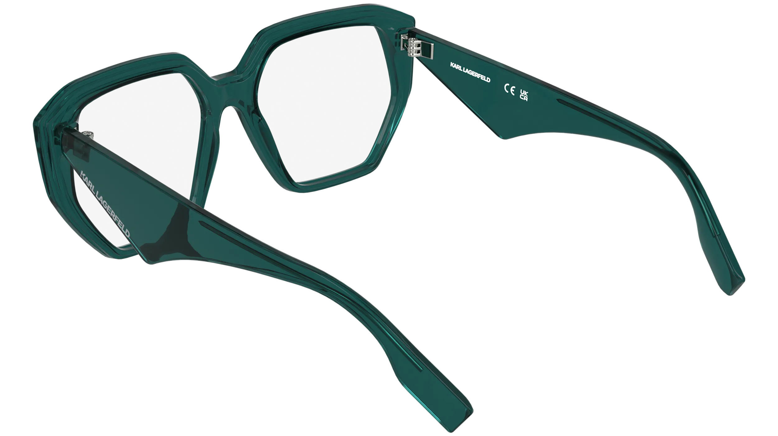 Karl Lagerfeld KL6213 425 Montature da vista Bio-iniettato Petrolio Squadrata Normale - immagine 4