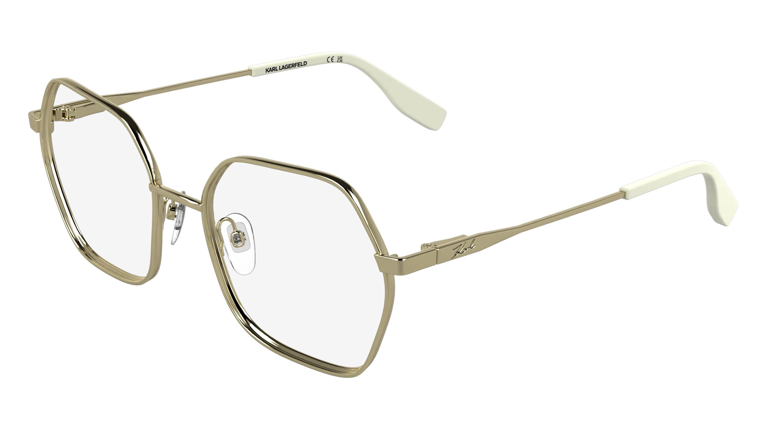 Karl Lagerfeld KL363 715 Montature da vista Metallo Oro Squadrata Normale - immagine 1