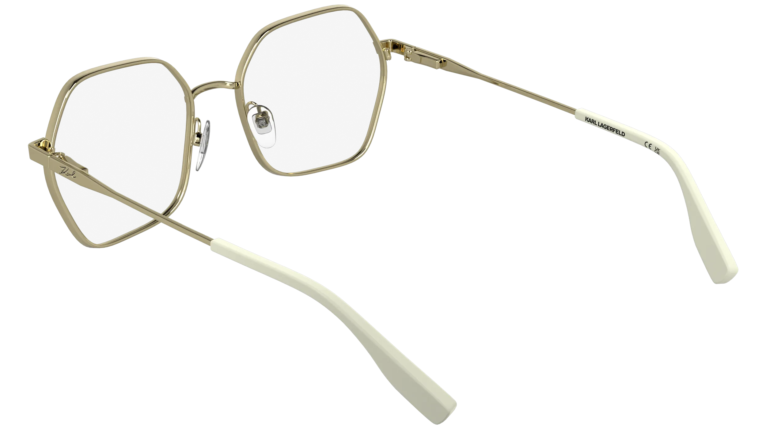 Karl Lagerfeld KL363 715 Montature da vista Metallo Oro Squadrata Normale - immagine 4