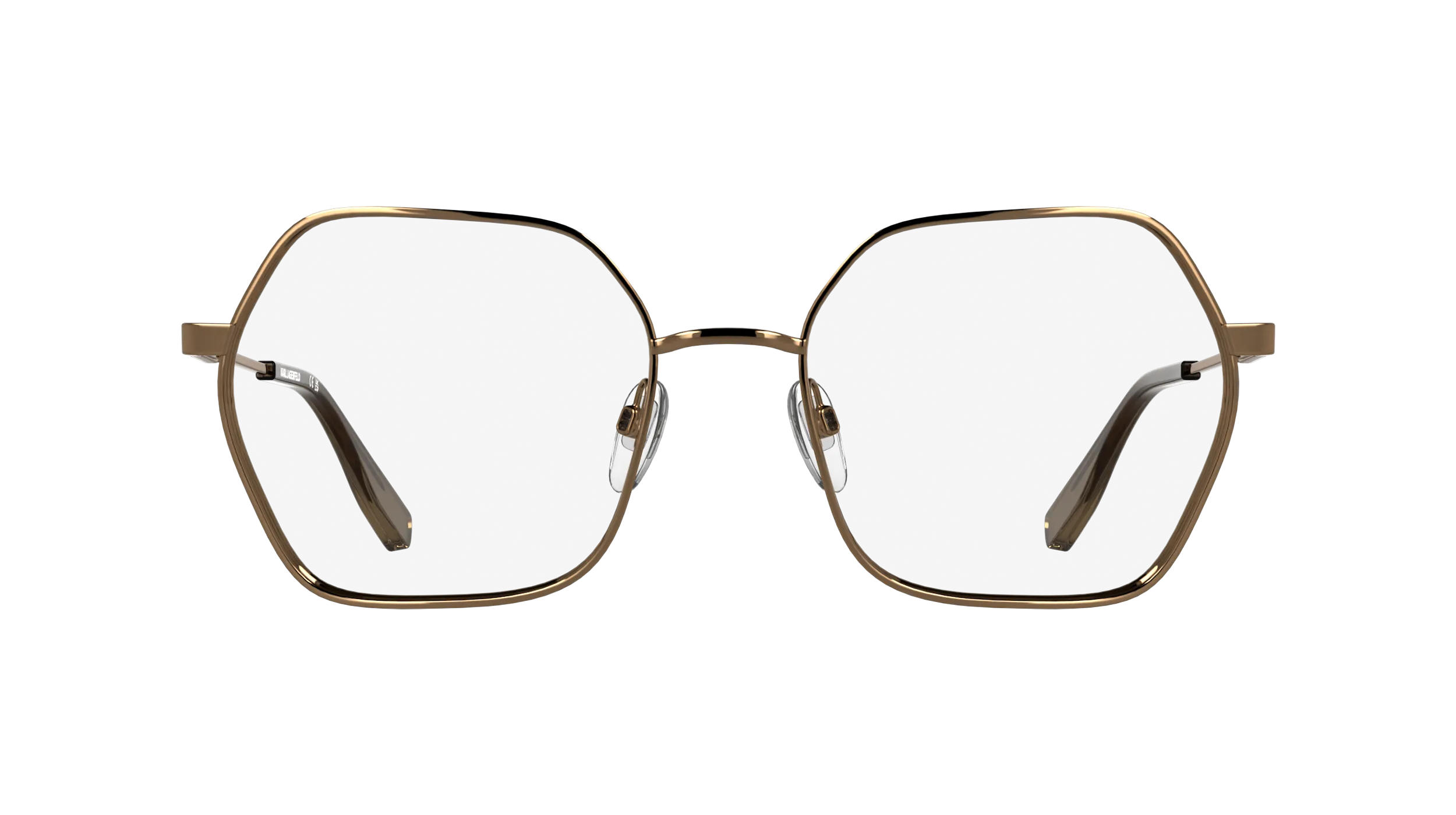Karl Lagerfeld KL363 717 Montature da vista Metallo Oro Squadrata Normale - immagine 2