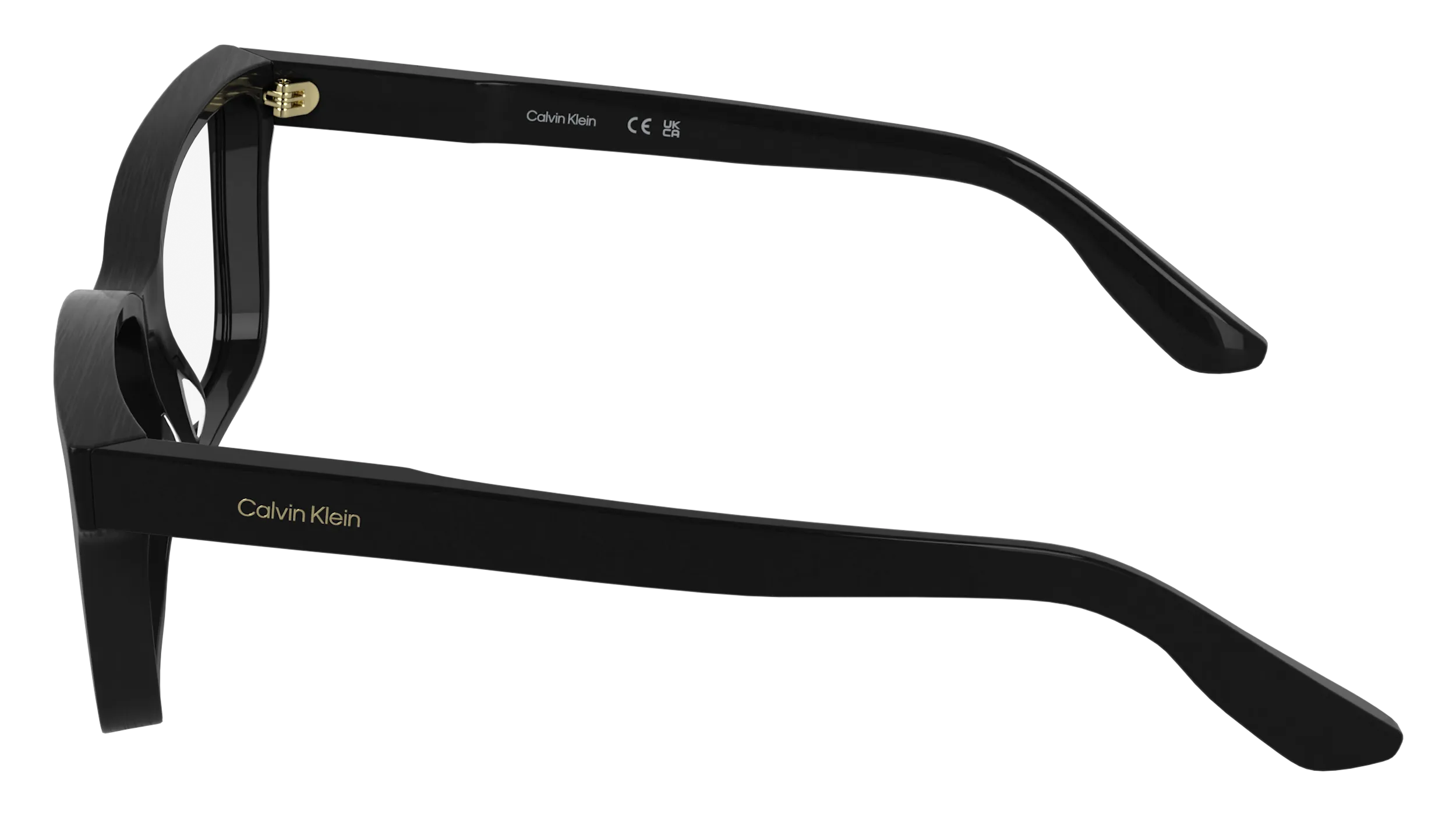 Calvin Klein CK25543 001 Montature da vista Acetato Nero Cat Eye Normale - immagine 3