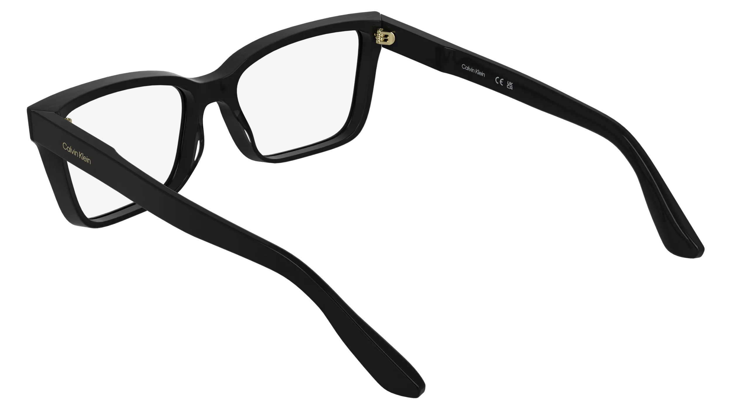 Calvin Klein CK25543 001 Montature da vista Acetato Nero Cat Eye Normale - immagine 4