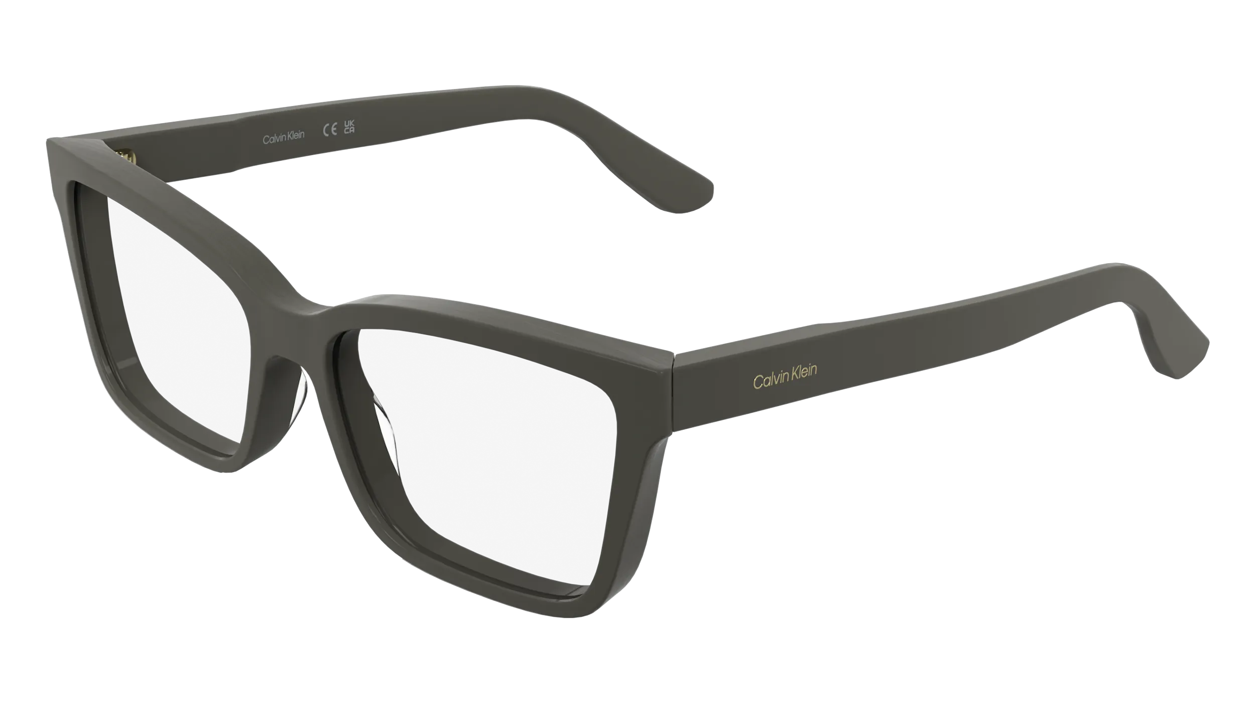 Calvin Klein CK25543 260 Montature da vista Acetato Grigio Cat Eye Normale - immagine 1