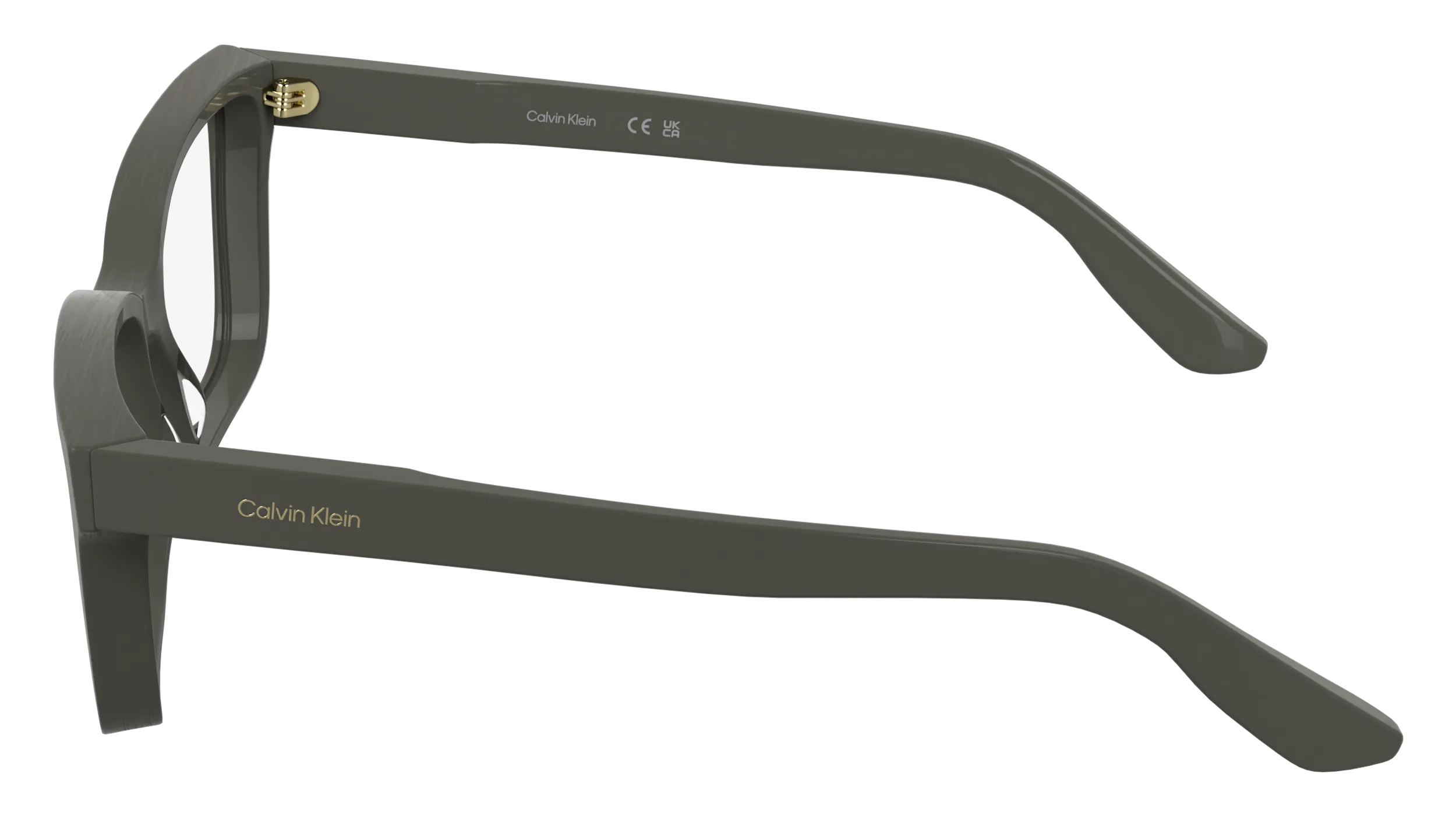 Calvin Klein CK25543 260 Montature da vista Acetato Grigio Cat Eye Normale - immagine 3