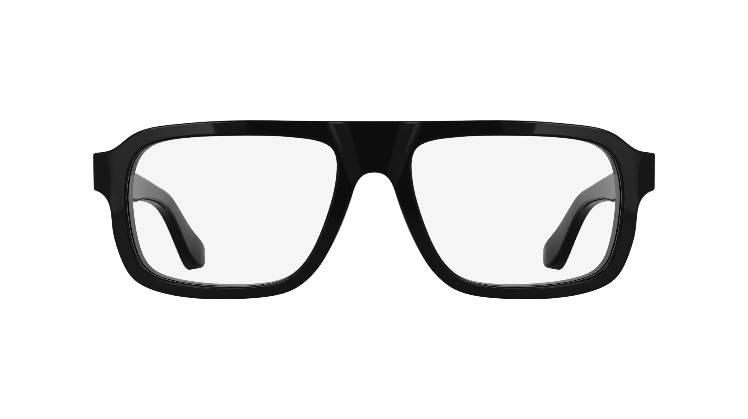 Calvin Klein CK25548 001 Montature da vista Acetato Nero Squadrata Normale - immagine 2