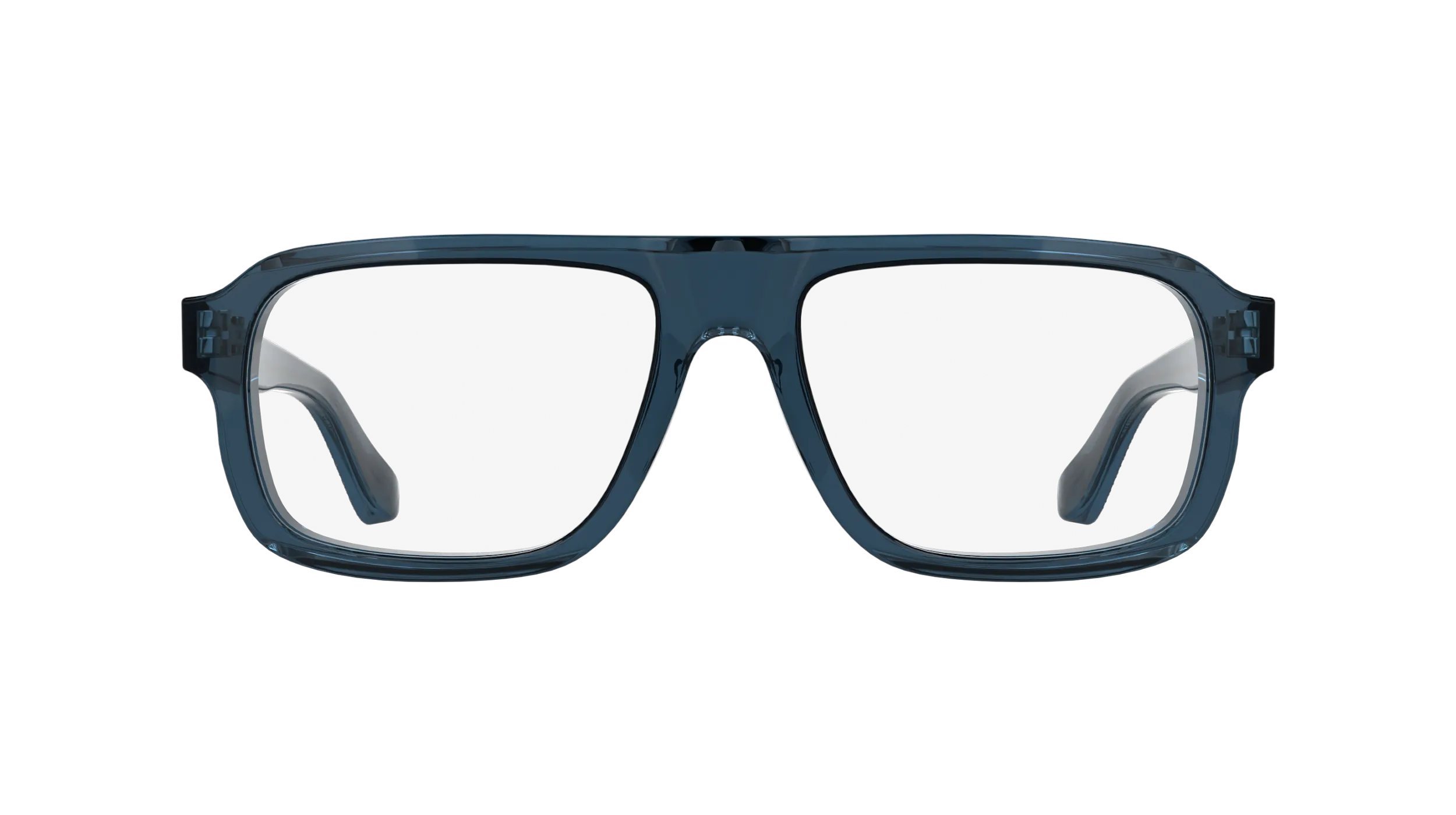Calvin Klein CK25548 400 Montature da vista Acetato Blu Squadrata Normale - immagine 2