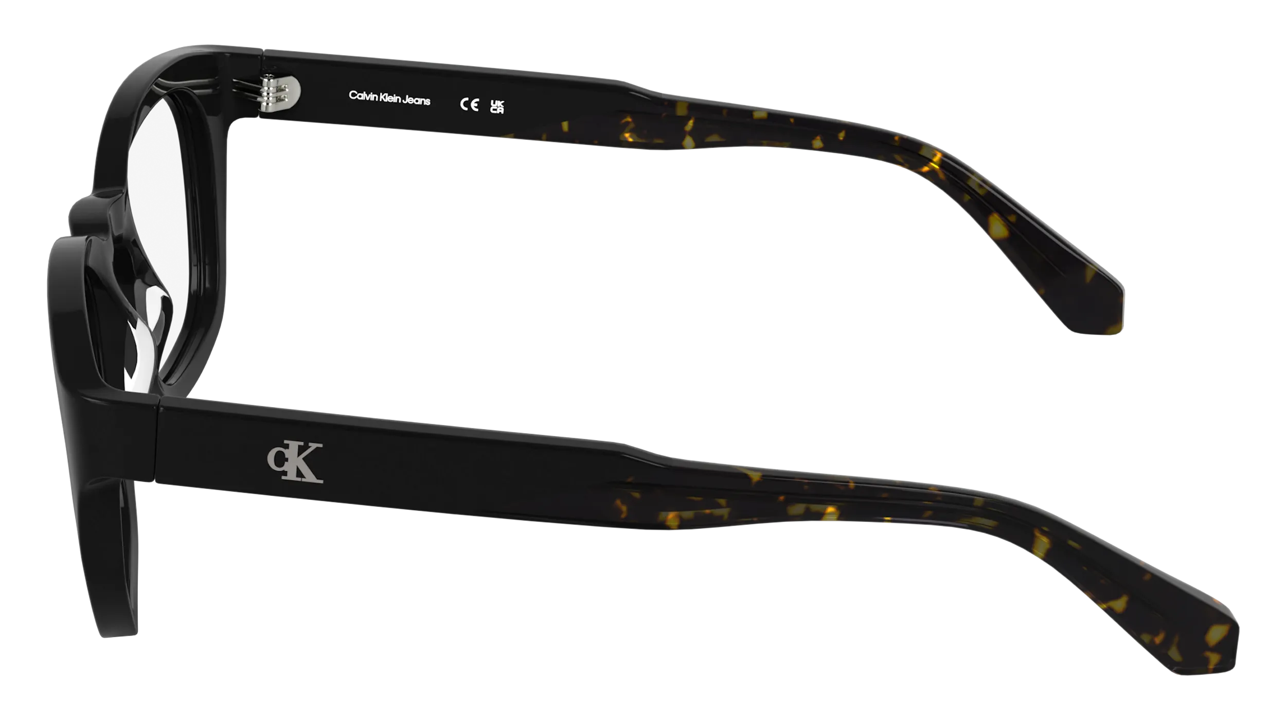 Calvin Klein CKJ25626 001 Montature da vista Acetato Nero Squadrata Normale - immagine 3