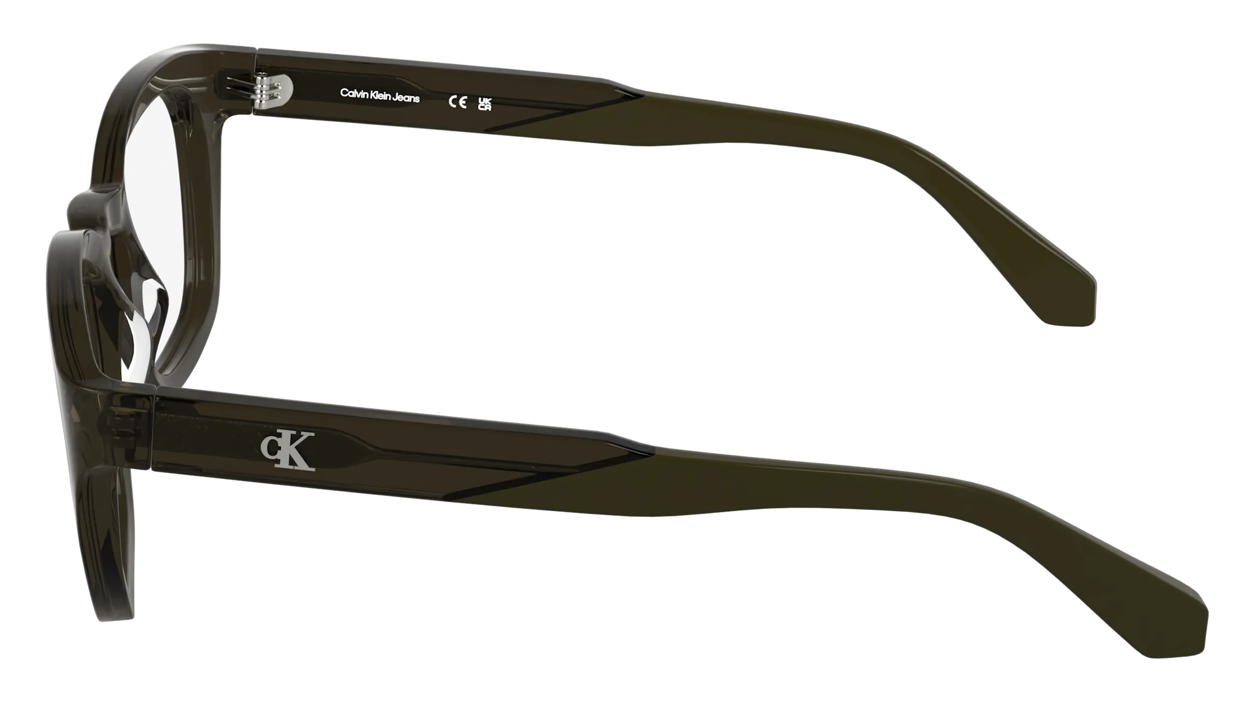 Calvin Klein CKJ25626 309 Montature da vista Acetato Verde Squadrata Normale - immagine 3