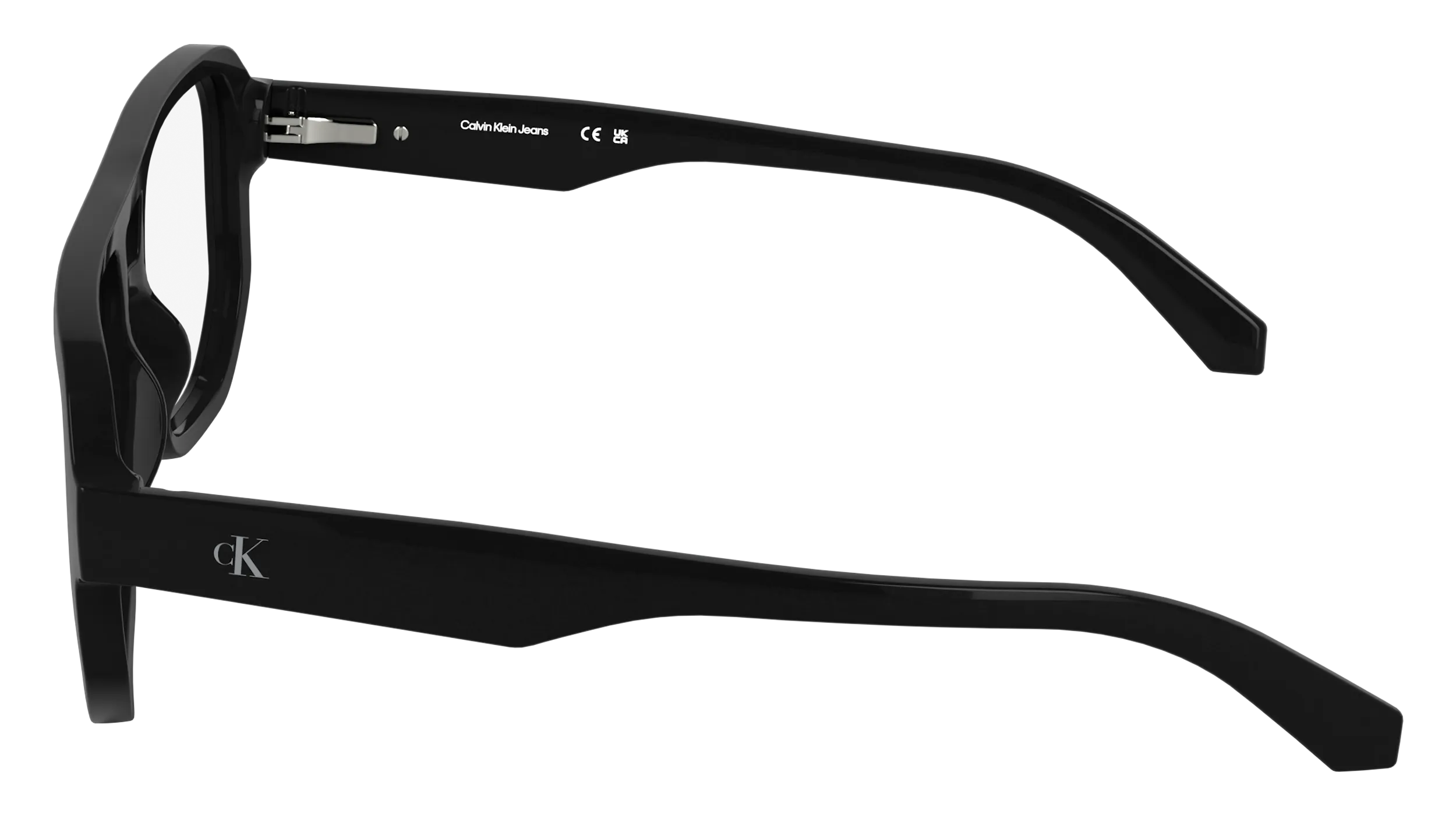 Calvin Klein CKJ25631 001 Montature da vista Bio-iniettato Nero Squadrata Normale - immagine 3