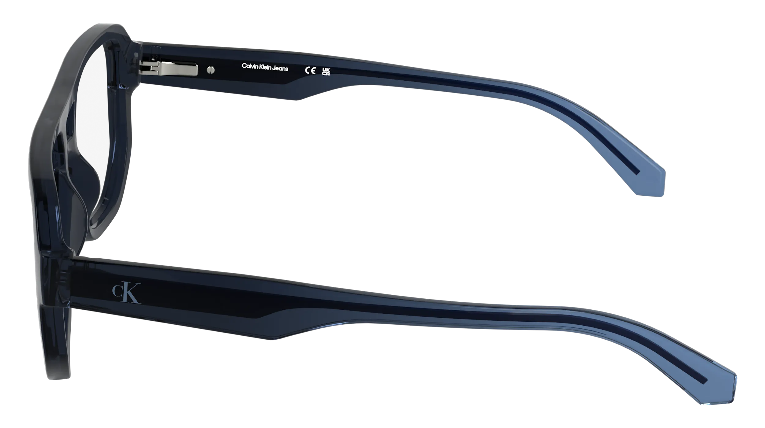 Calvin Klein CKJ25631 400 Montature da vista Bio-iniettato Blu Squadrata Normale - immagine 3