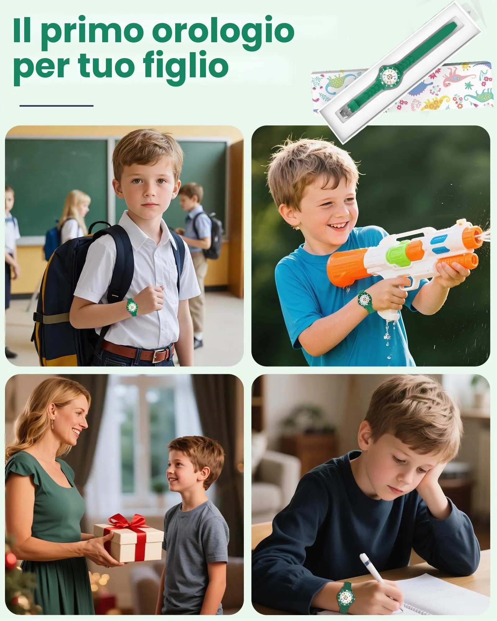 Ayybboo Analogico Orologio per Bambini e Adolescente - immagine 6