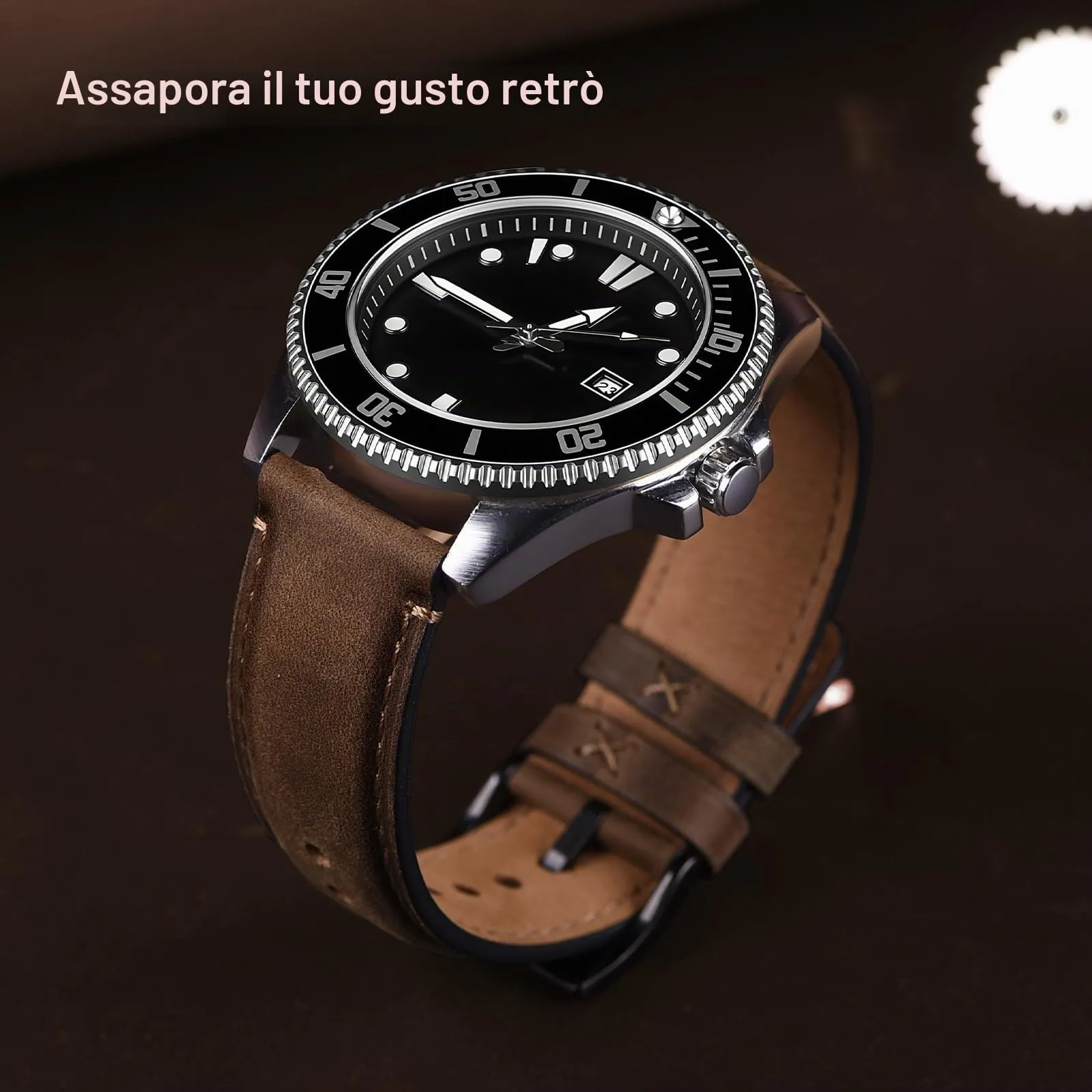 Fullmosa Cinturino in Pelle 18mm 19mm 20mm 21mm 22mm 23mm 24mm 26mm - immagine 2