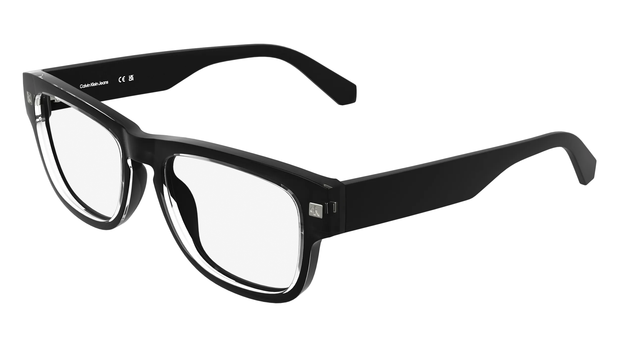 Calvin Klein CKJ25627 001 Montature da vista Bio-iniettato Nero Squadrata Normale - immagine 1