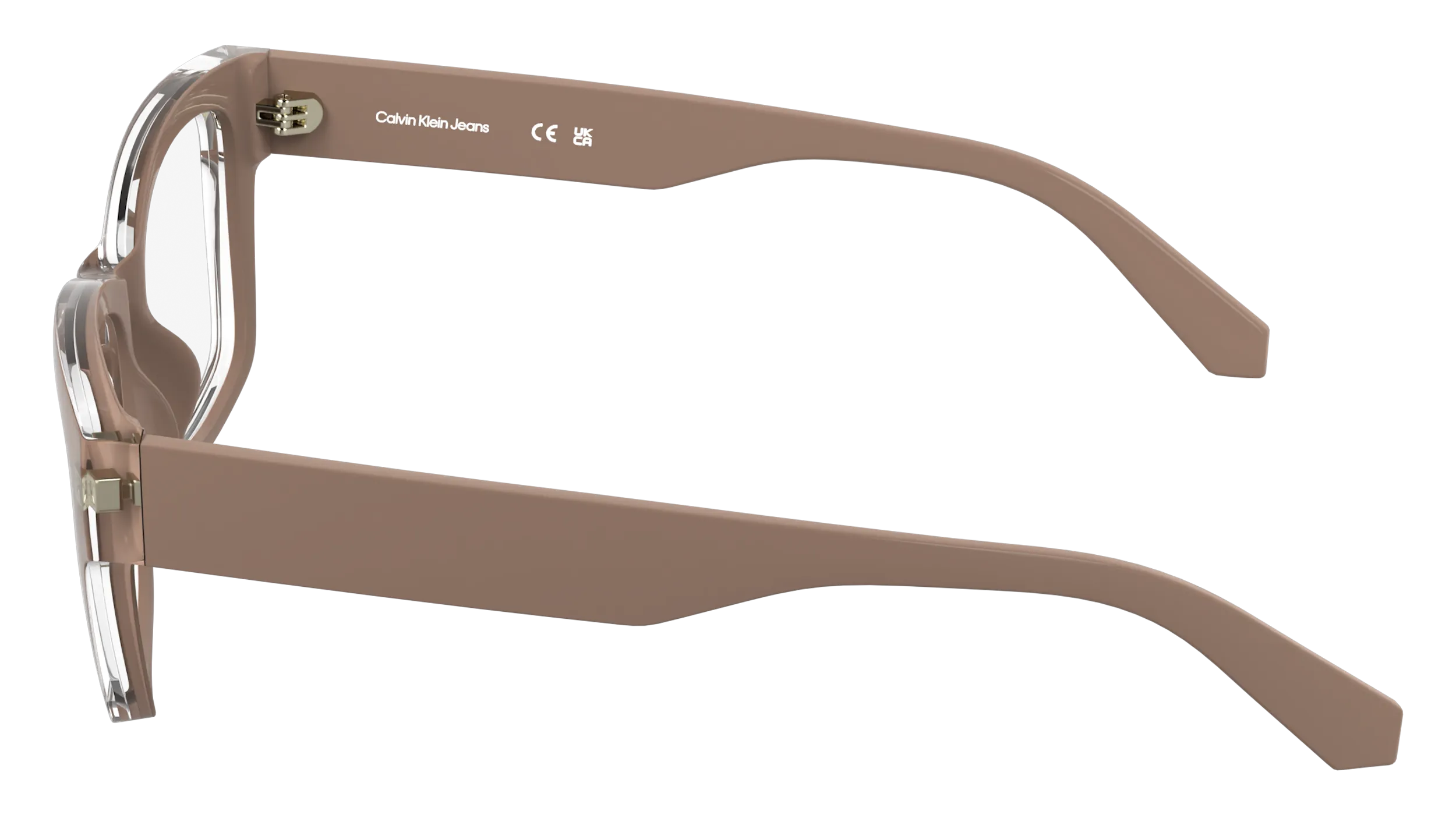 Calvin Klein CKJ25628 272 Montature da vista Bio-iniettato Nude Cat Eye Normale - immagine 3