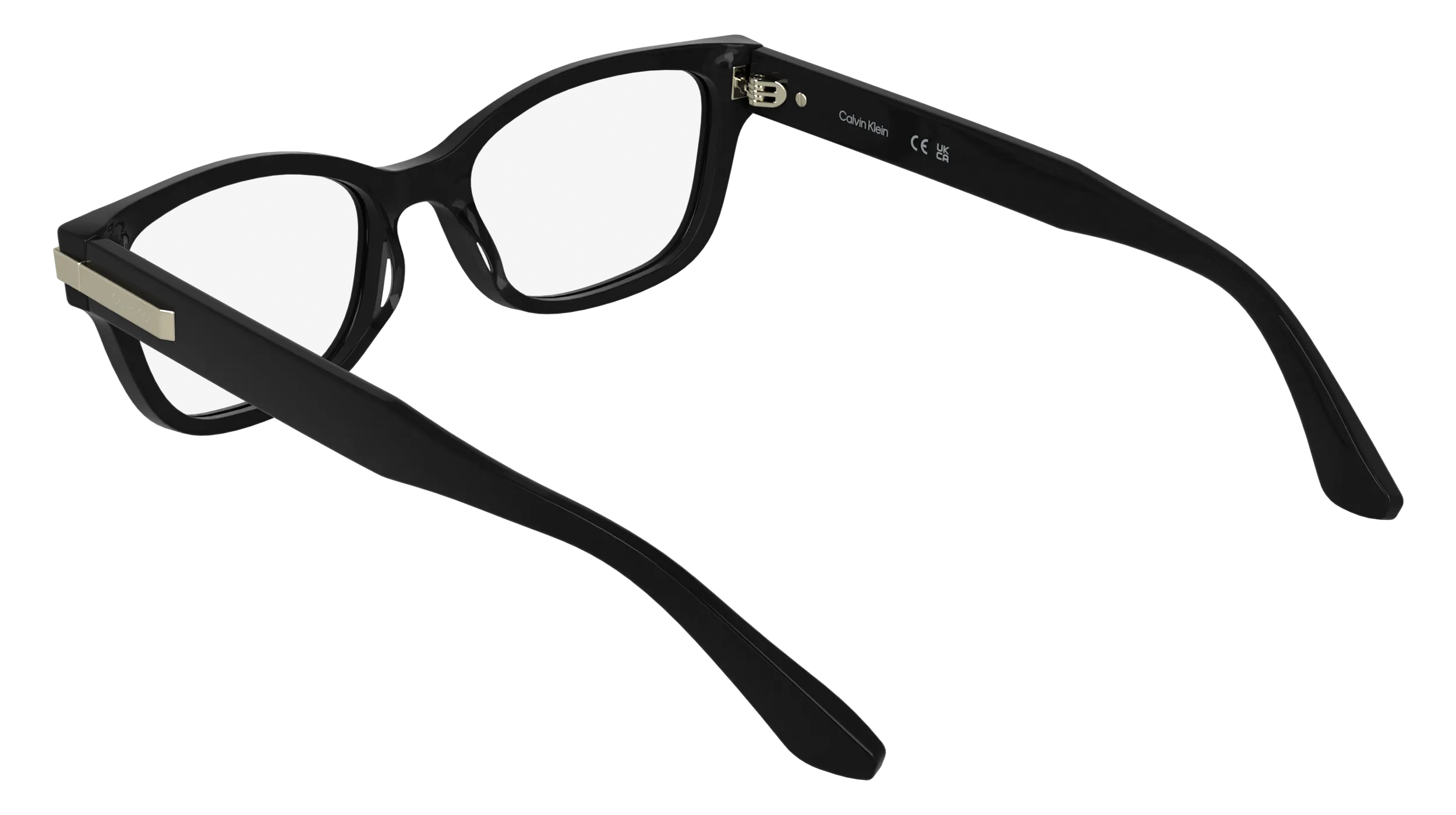 Calvin Klein CK25541 001 Montature da vista Acetato Nero Cat Eye Normale - immagine 4