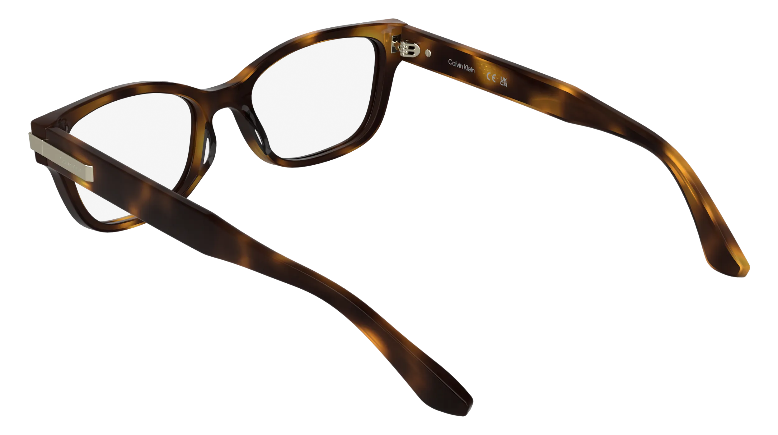 Calvin Klein CK25541 240 Montature da vista Acetato Havana Cat Eye Normale - immagine 4