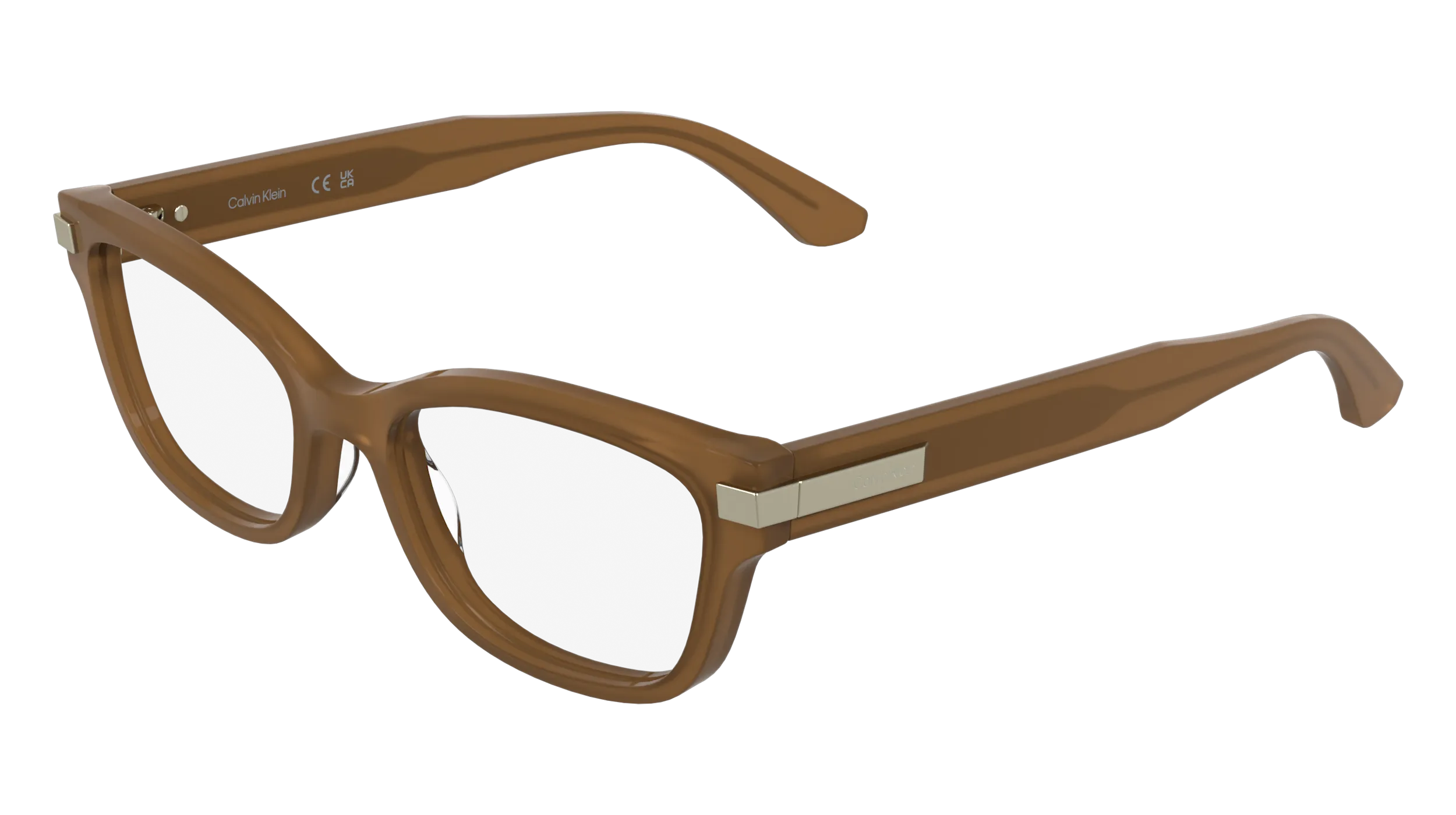 Calvin Klein CK25541 272 Montature da vista Acetato Nude Cat Eye Normale - immagine 1