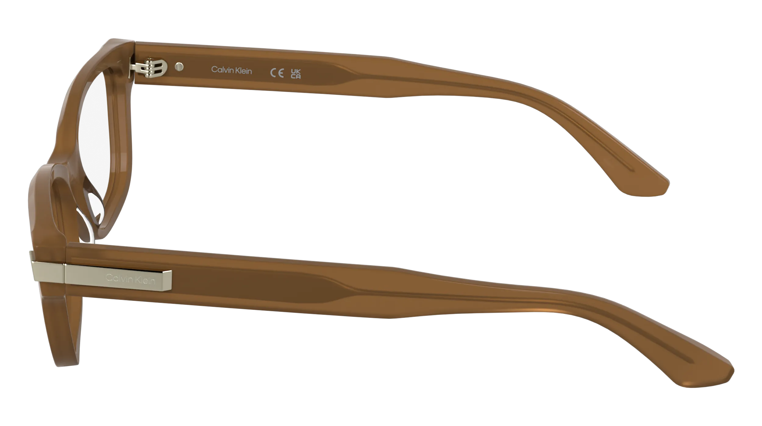 Calvin Klein CK25541 272 Montature da vista Acetato Nude Cat Eye Normale - immagine 3