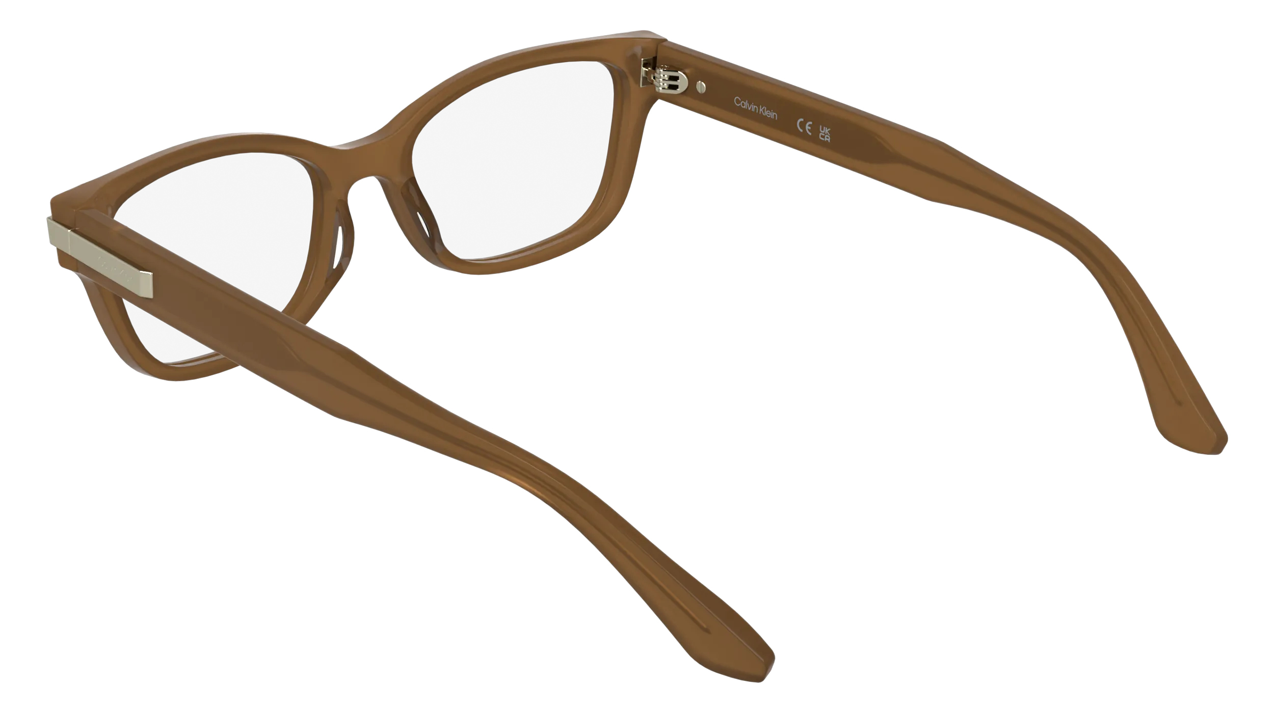 Calvin Klein CK25541 272 Montature da vista Acetato Nude Cat Eye Normale - immagine 4