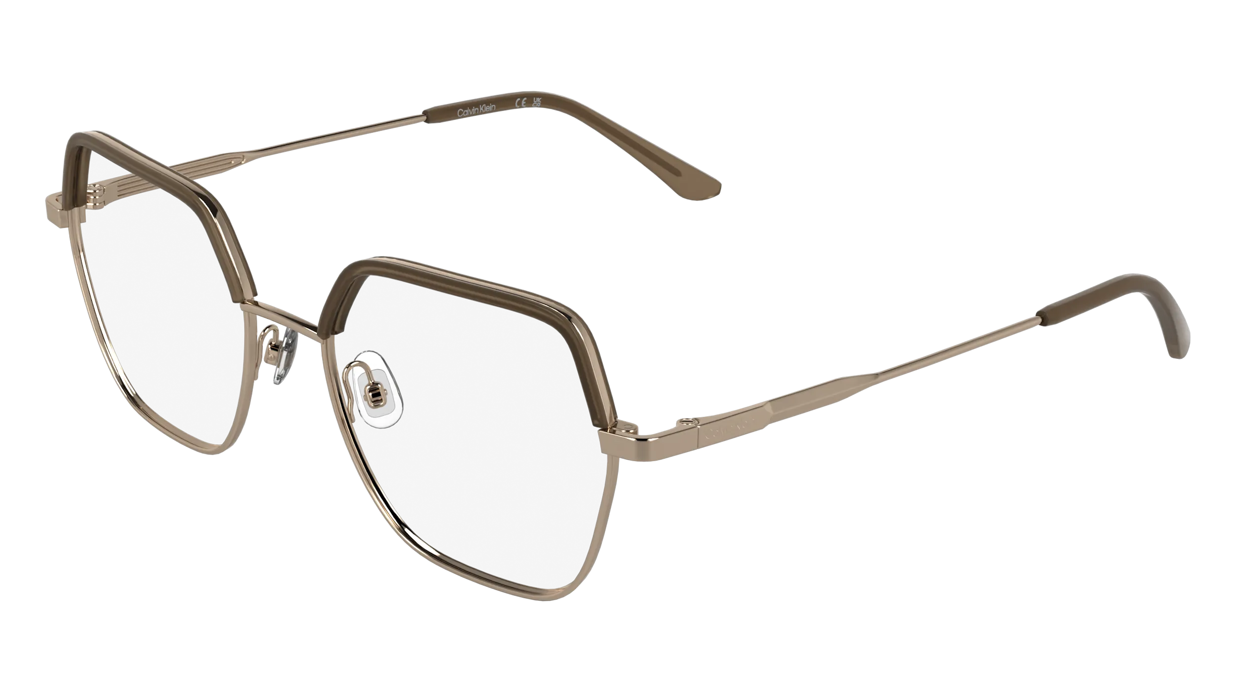 Calvin Klein CK25113 770 Montature da vista Metallo Oro Farfalla Normale - immagine 1