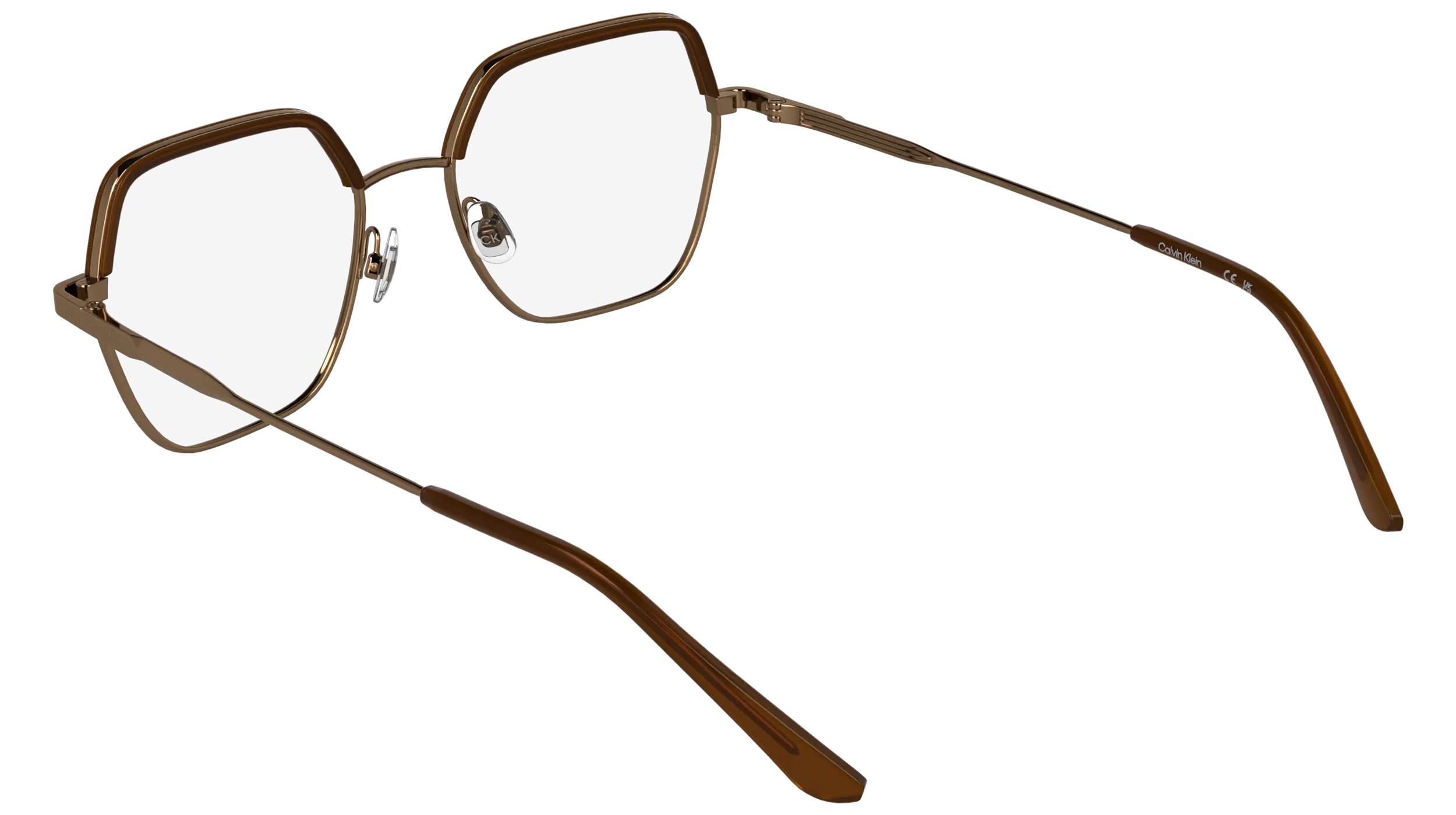 Calvin Klein CK25113 771 Montature da vista Metallo Oro Farfalla Normale - immagine 4