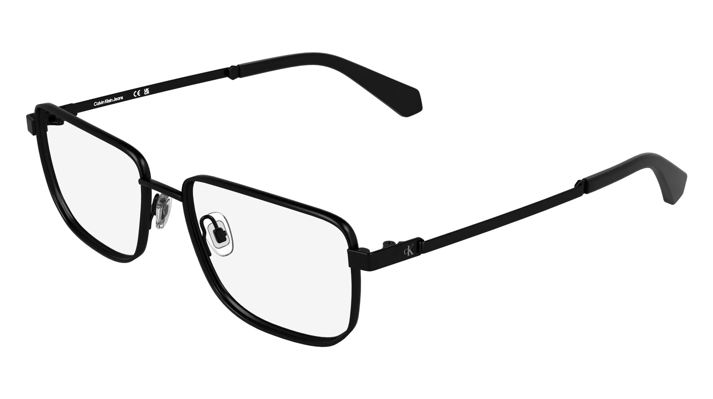 Calvin Klein CKJ25210 002 Montature da vista Metallo Nero Squadrata Normale - immagine 1
