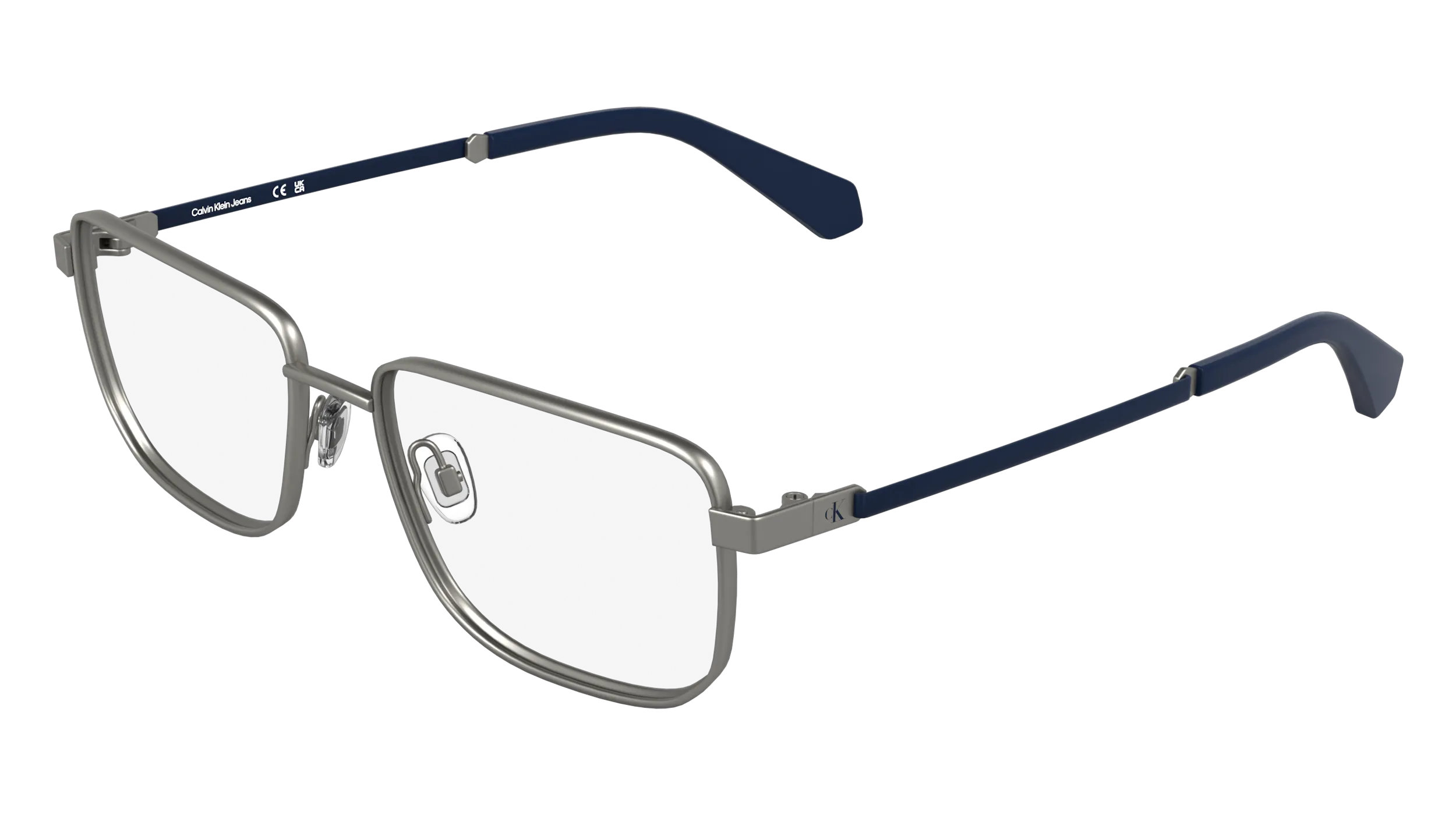 Calvin Klein CKJ25210 026 Montature da vista Metallo Rutenio Squadrata Normale - immagine 1