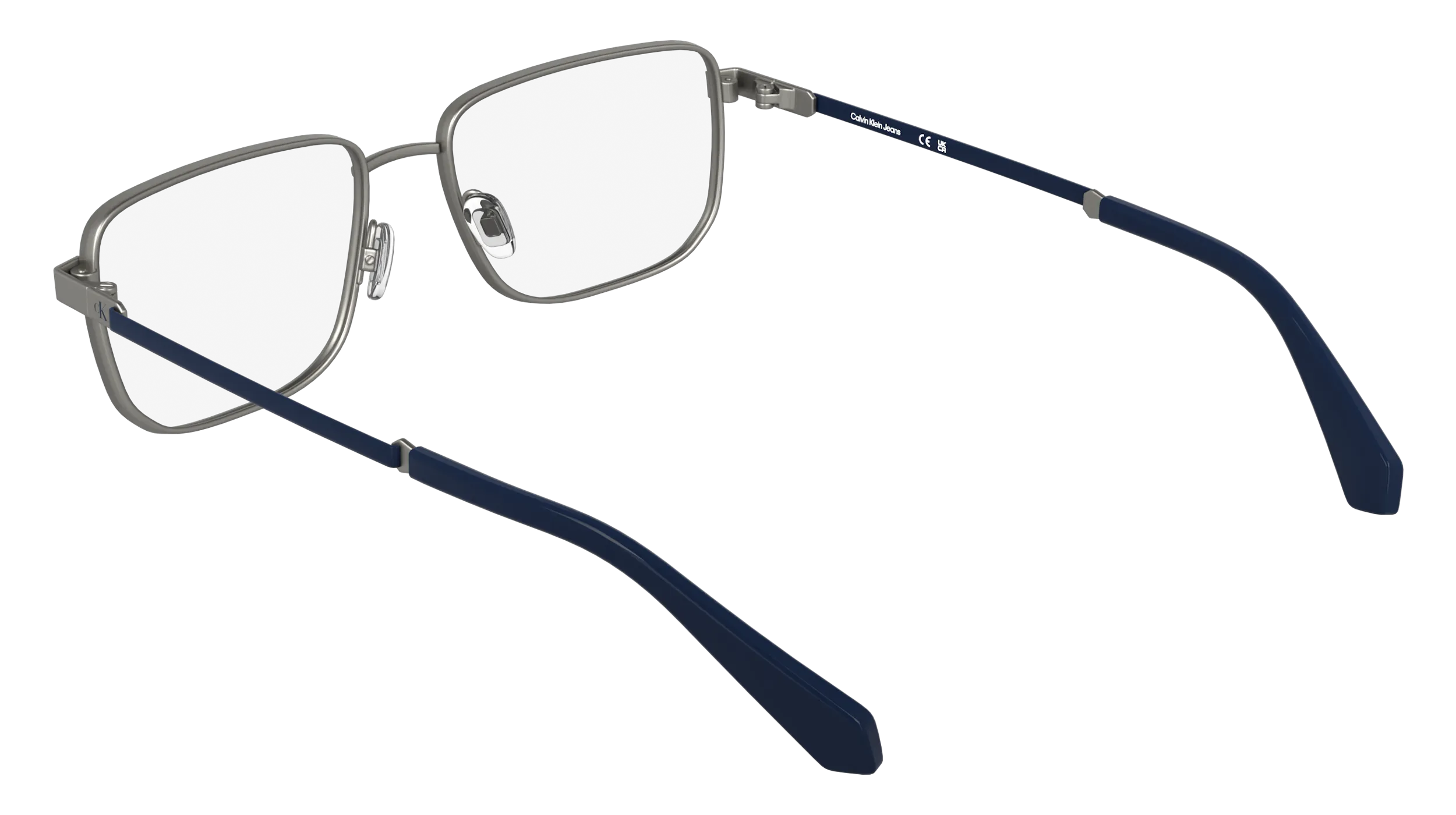 Calvin Klein CKJ25210 026 Montature da vista Metallo Rutenio Squadrata Normale - immagine 4
