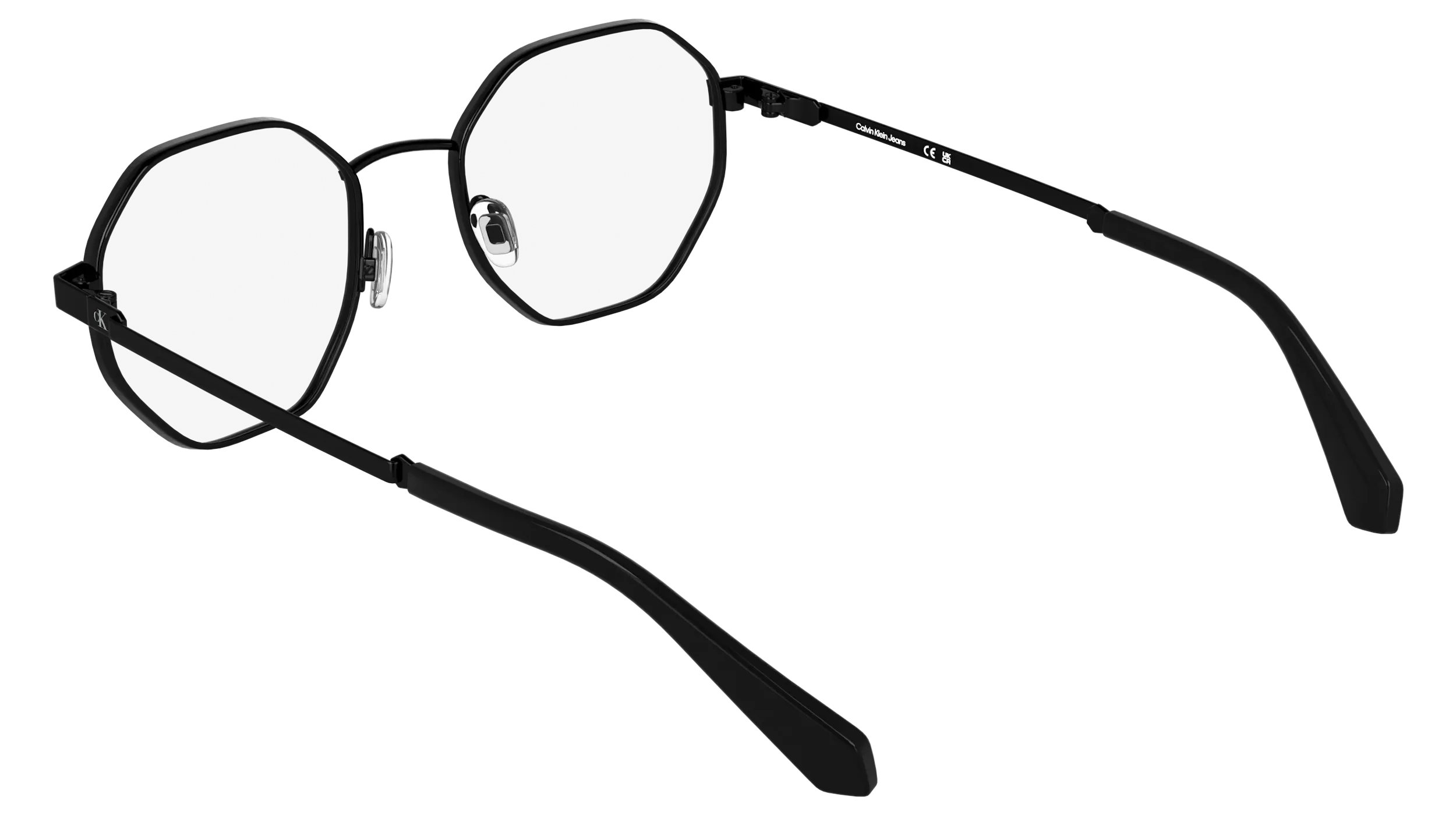 Calvin Klein CKJ25211 001 Montature da vista Metallo Nero Squadrata Normale - immagine 4