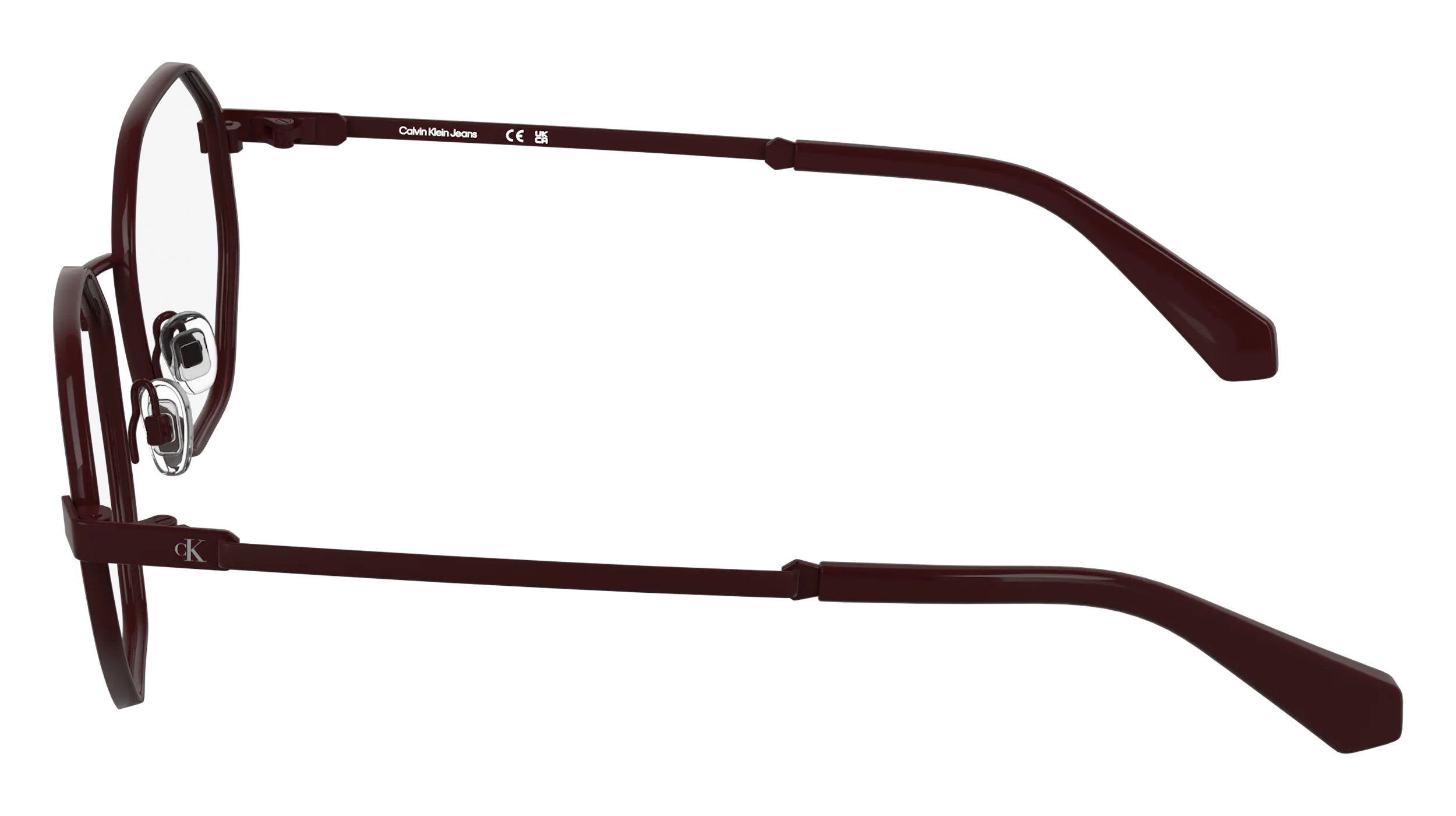 Calvin Klein CKJ25211 600 Montature da vista Metallo Rosso Squadrata Normale - immagine 3