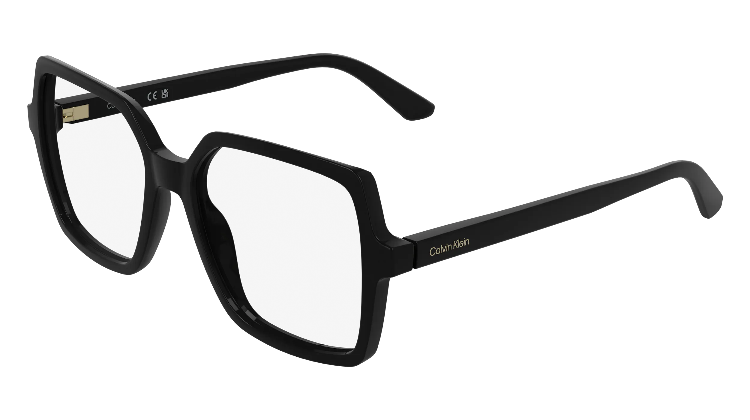 Calvin Klein CK25547 001 Montature da vista Bio-iniettato Nero Squadrata Normale - immagine 1