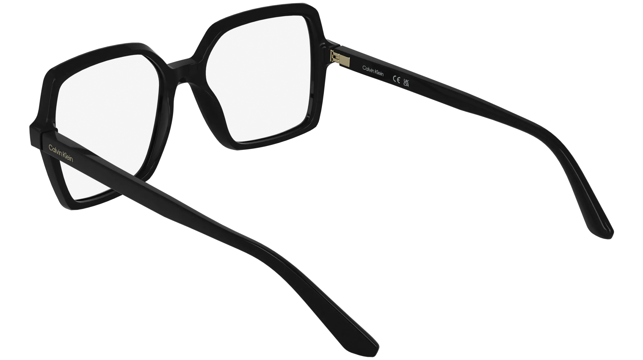 Calvin Klein CK25547 001 Montature da vista Bio-iniettato Nero Squadrata Normale - immagine 4