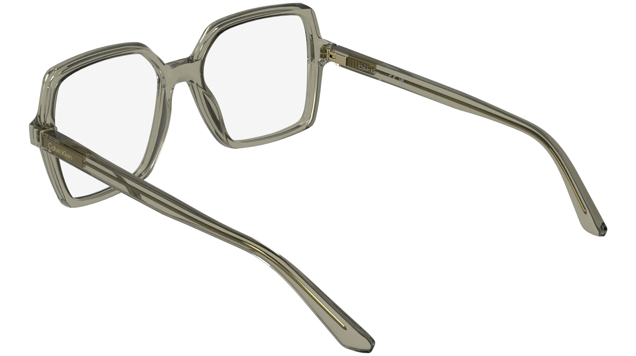 Calvin Klein CK25547 200 Montature da vista Bio-iniettato Marrone Squadrata Normale - immagine 4
