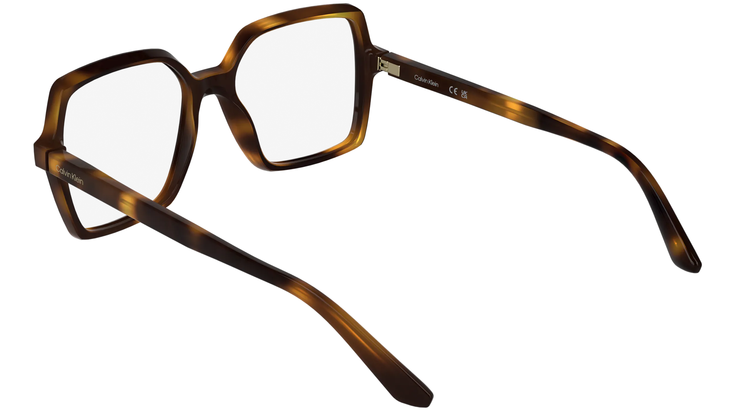 Calvin Klein CK25547 240 Montature da vista Bio-iniettato Havana Squadrata Normale - immagine 4