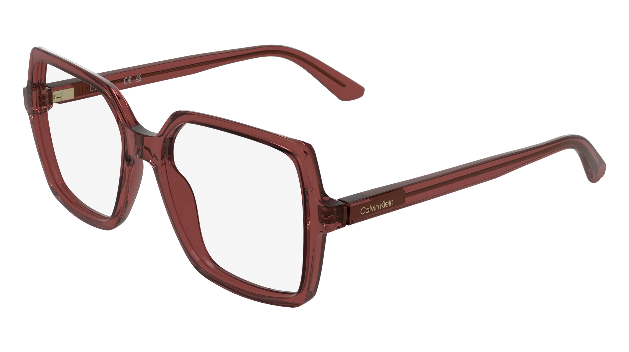 Calvin Klein CK25547 606 Montature da vista Bio-iniettato Rosso Squadrata Normale - immagine 1