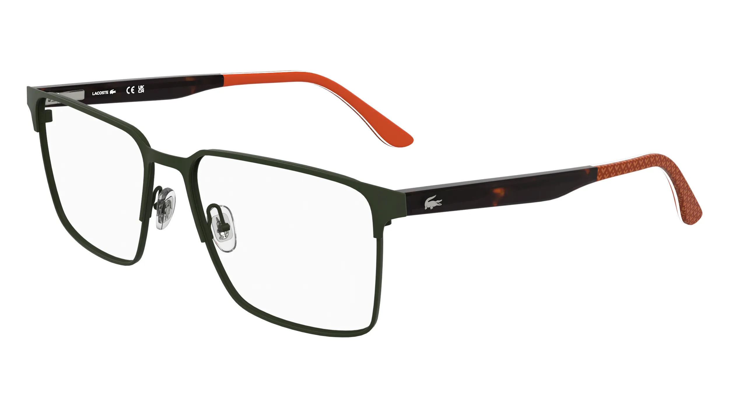 Lacoste L2314 035 Montature da vista Metallo Grigio Squadrata Normale - immagine 1