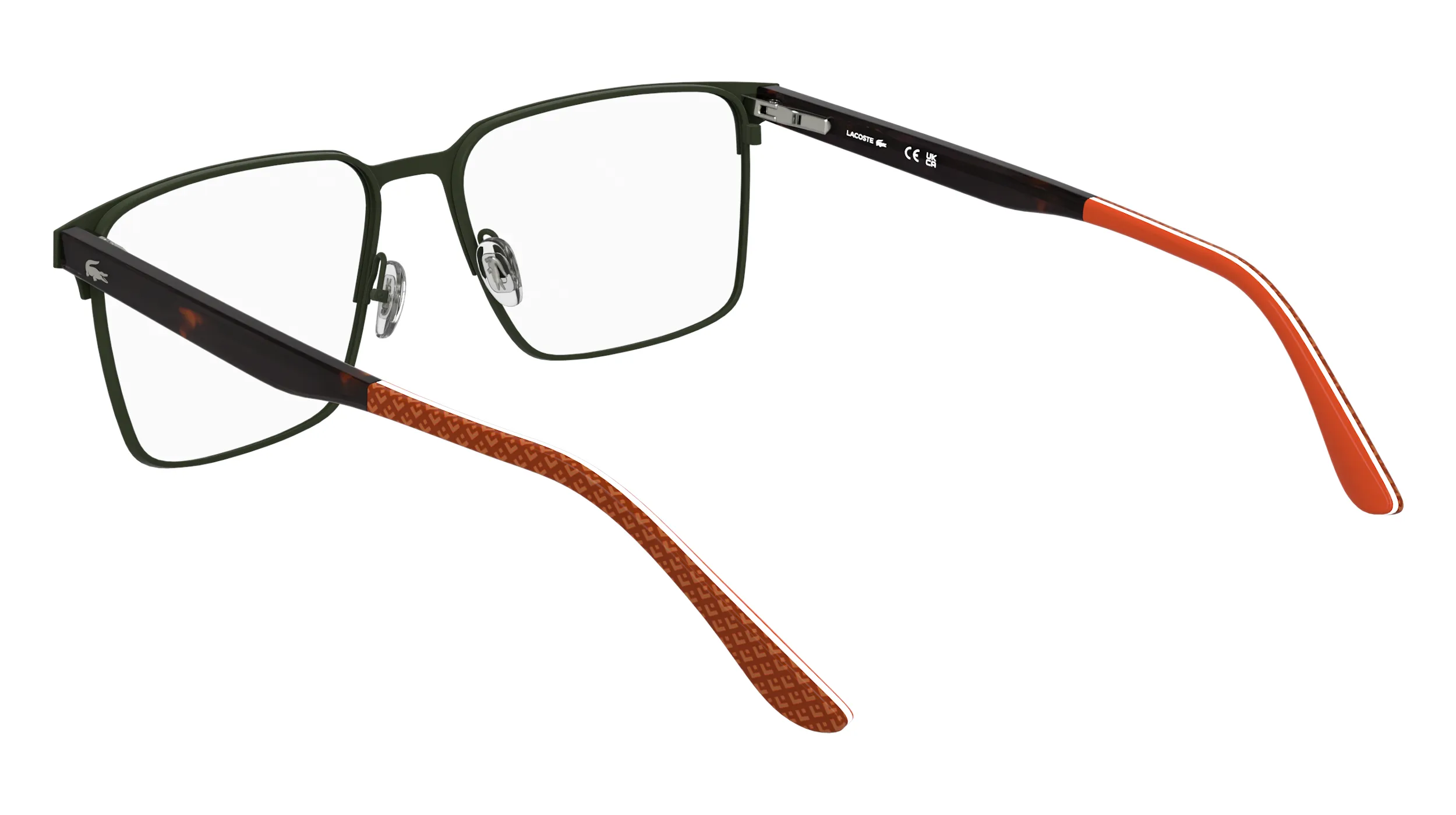 Lacoste L2314 035 Montature da vista Metallo Grigio Squadrata Normale - immagine 4