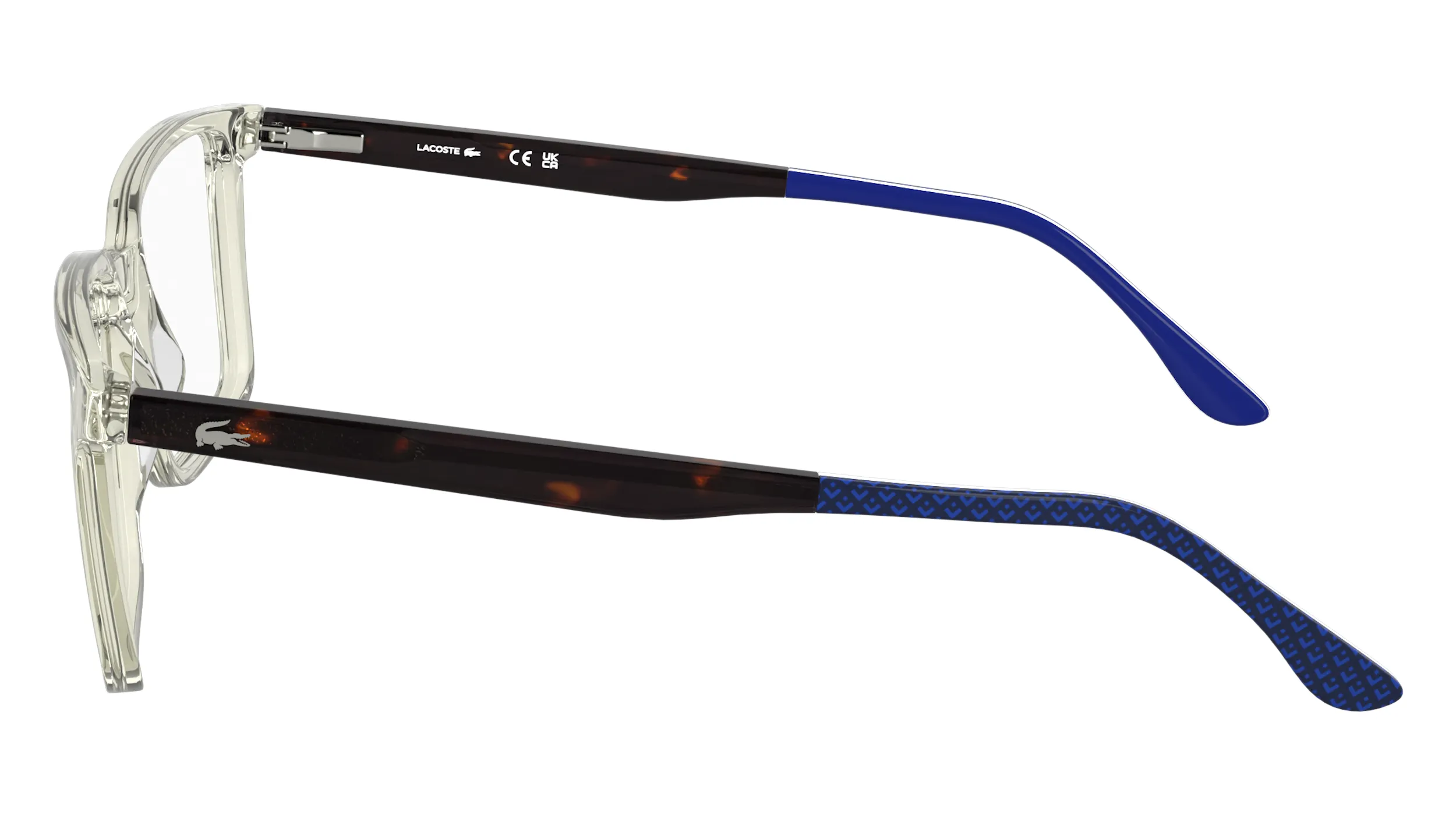Lacoste L2992 264 Montature da vista Acetato Beige Squadrata Normale - immagine 3