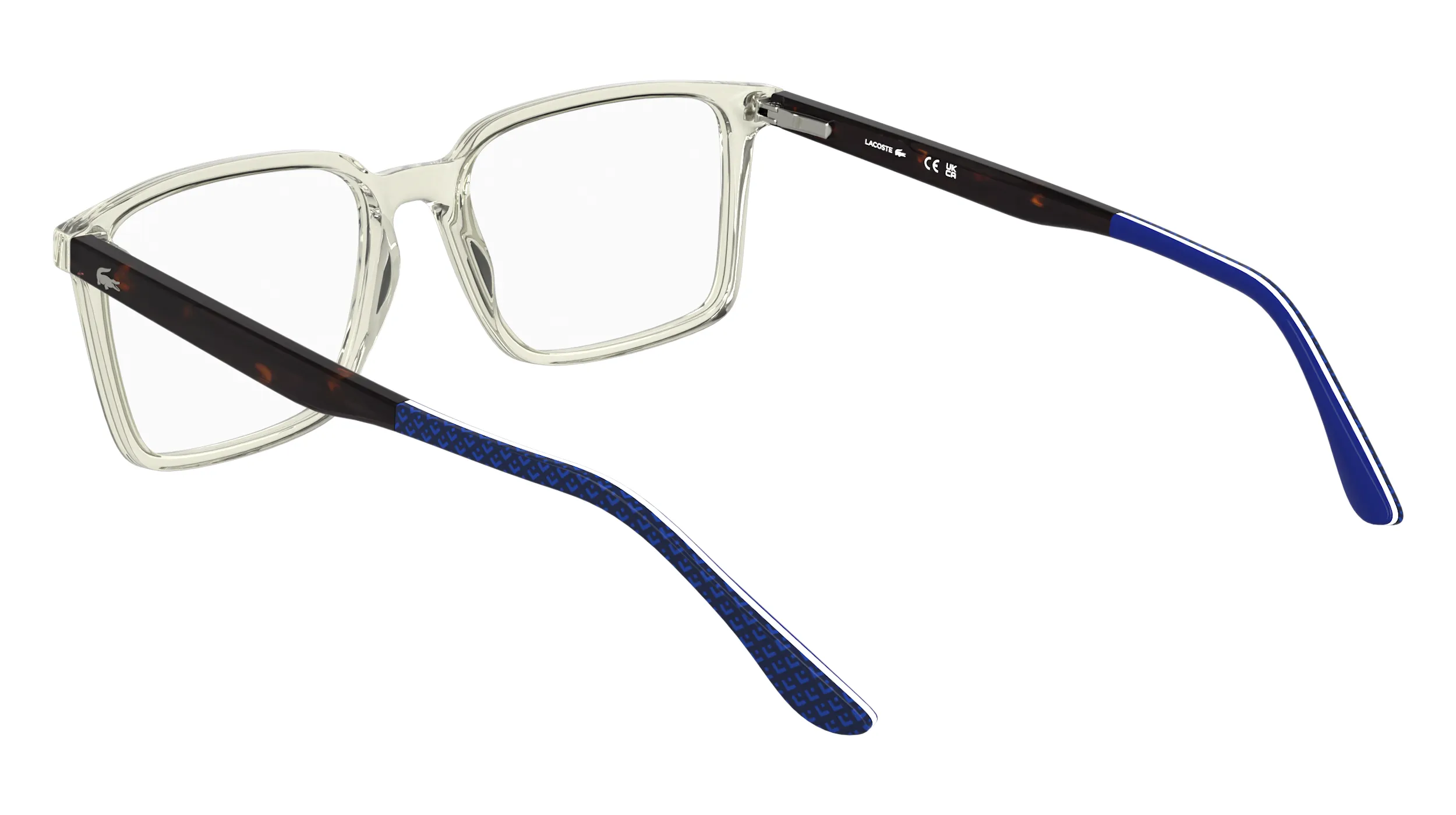 Lacoste L2992 264 Montature da vista Acetato Beige Squadrata Normale - immagine 4