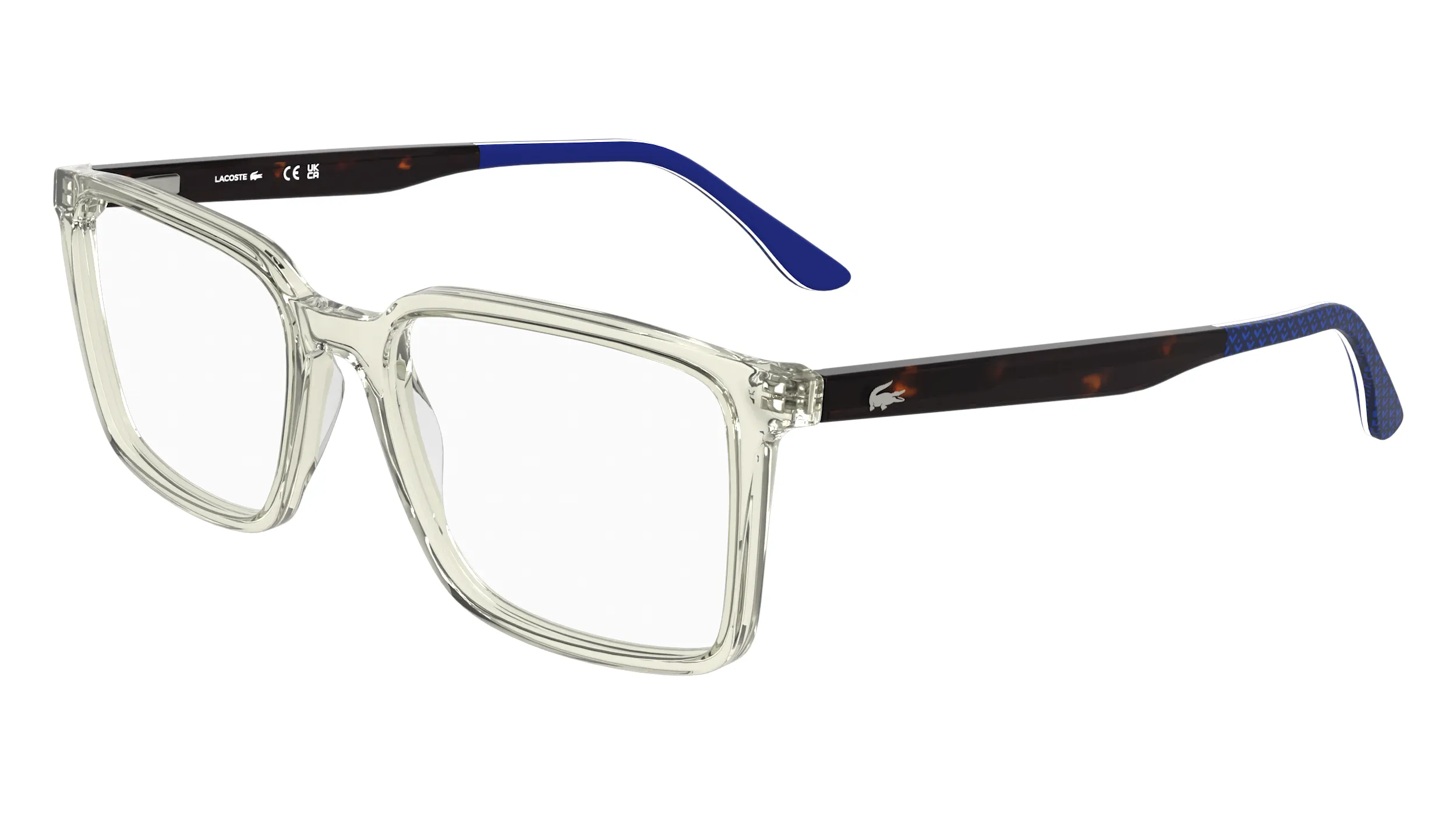 Lacoste L2992 264 Montature da vista Acetato Beige Squadrata Normale - immagine 1