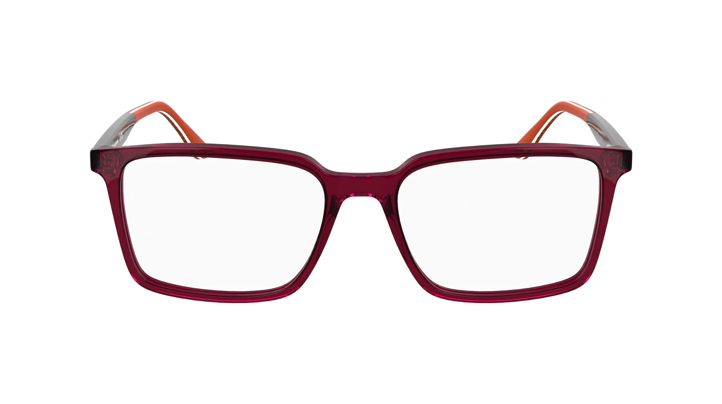 Lacoste L2992 601 Montature da vista Acetato Bordeaux Squadrata Normale - immagine 2