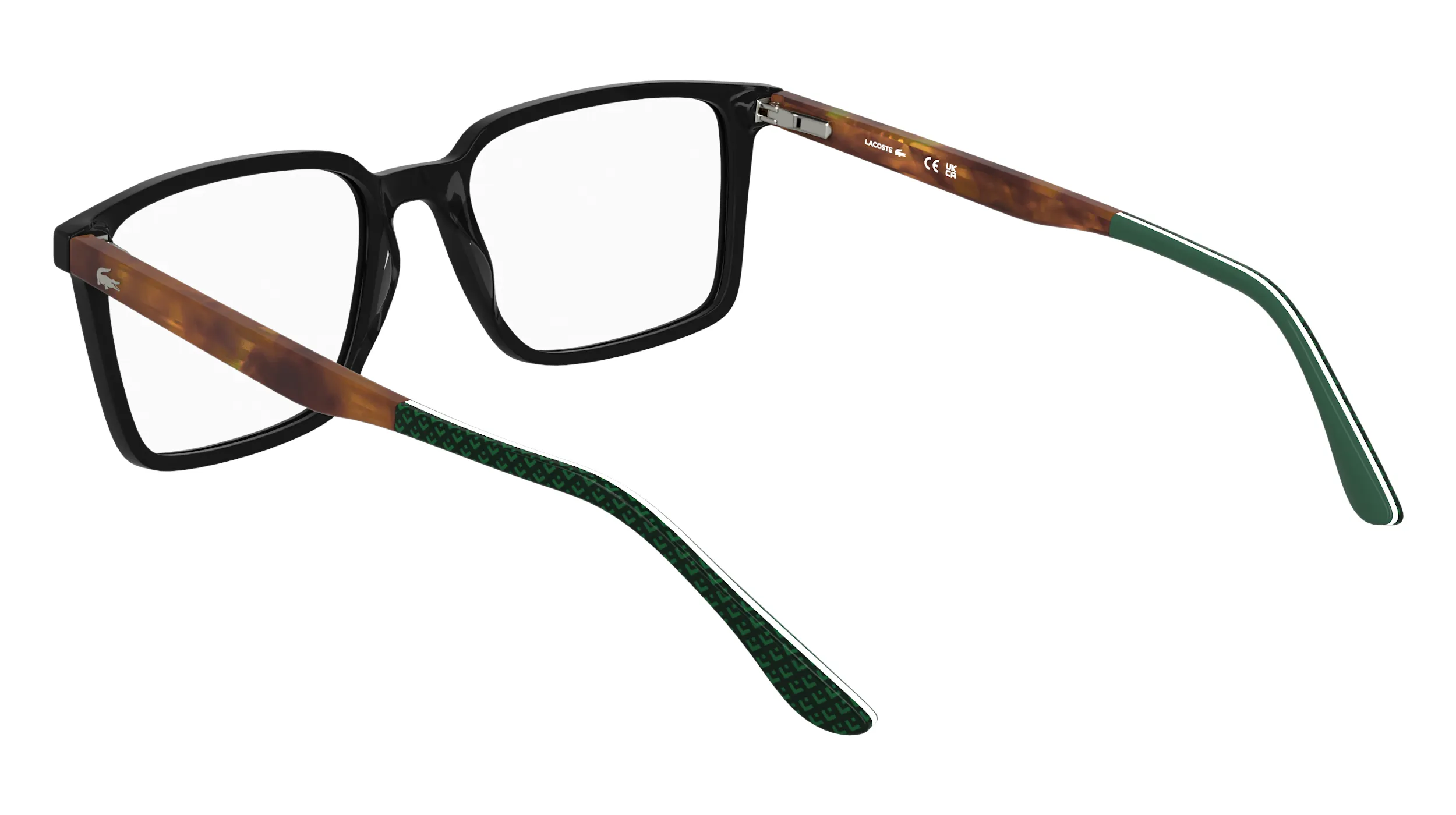 Lacoste L2992 001 Montature da vista Acetato Nero Squadrata Normale - immagine 4
