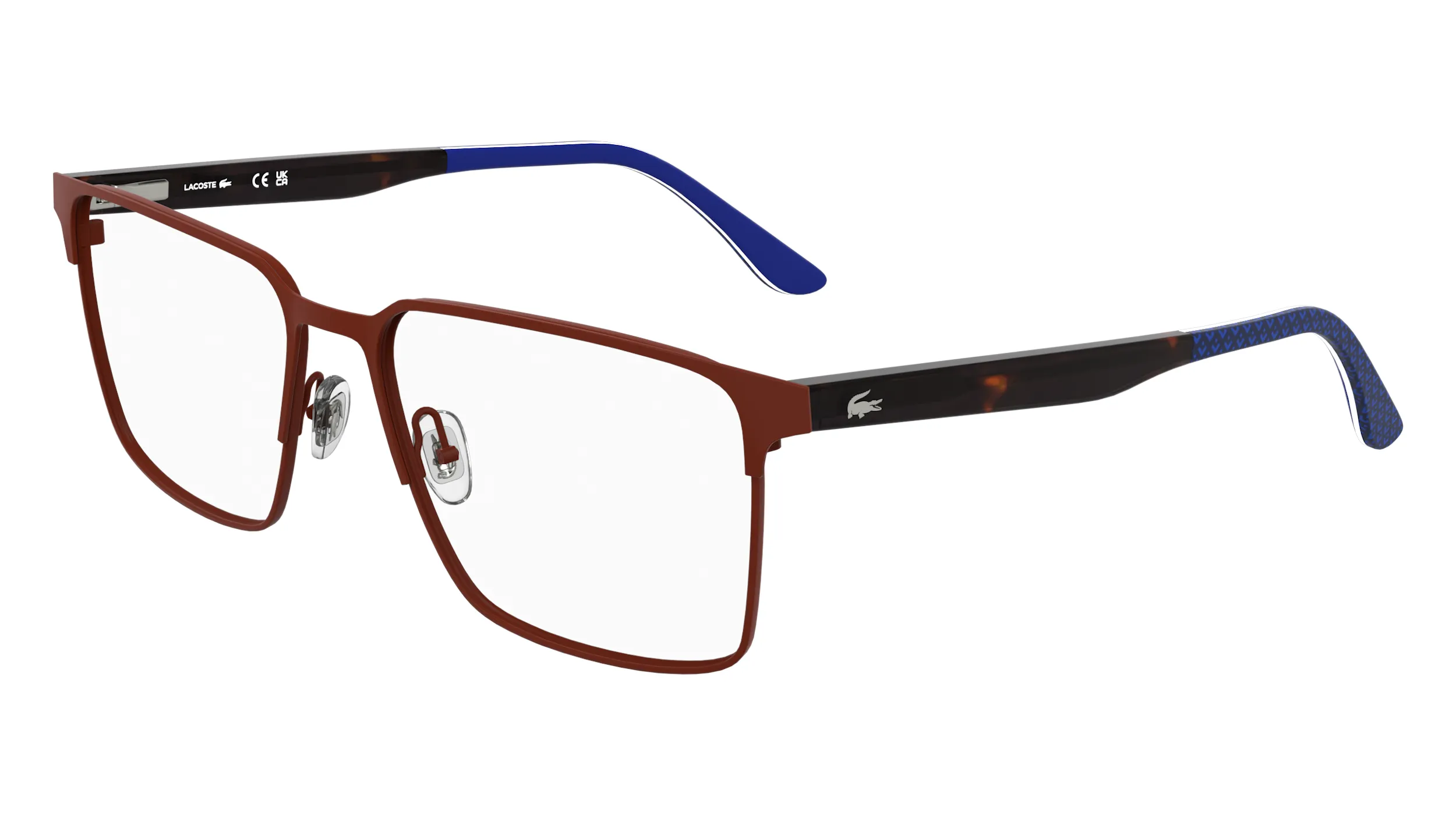 Lacoste L2314 601 Montature da vista Metallo Bordeaux Squadrata Normale - immagine 1
