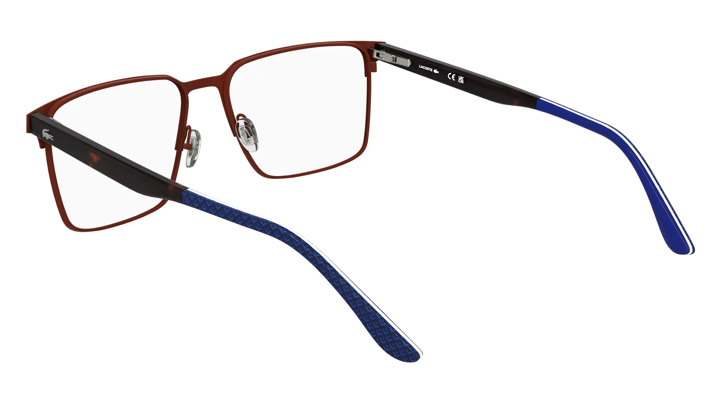 Lacoste L2314 601 Montature da vista Metallo Bordeaux Squadrata Normale - immagine 4